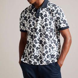 Ted Baker Baskets Floral Allover Print Polo