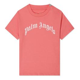 Palm Angels Babies Classic Logo T Shirt