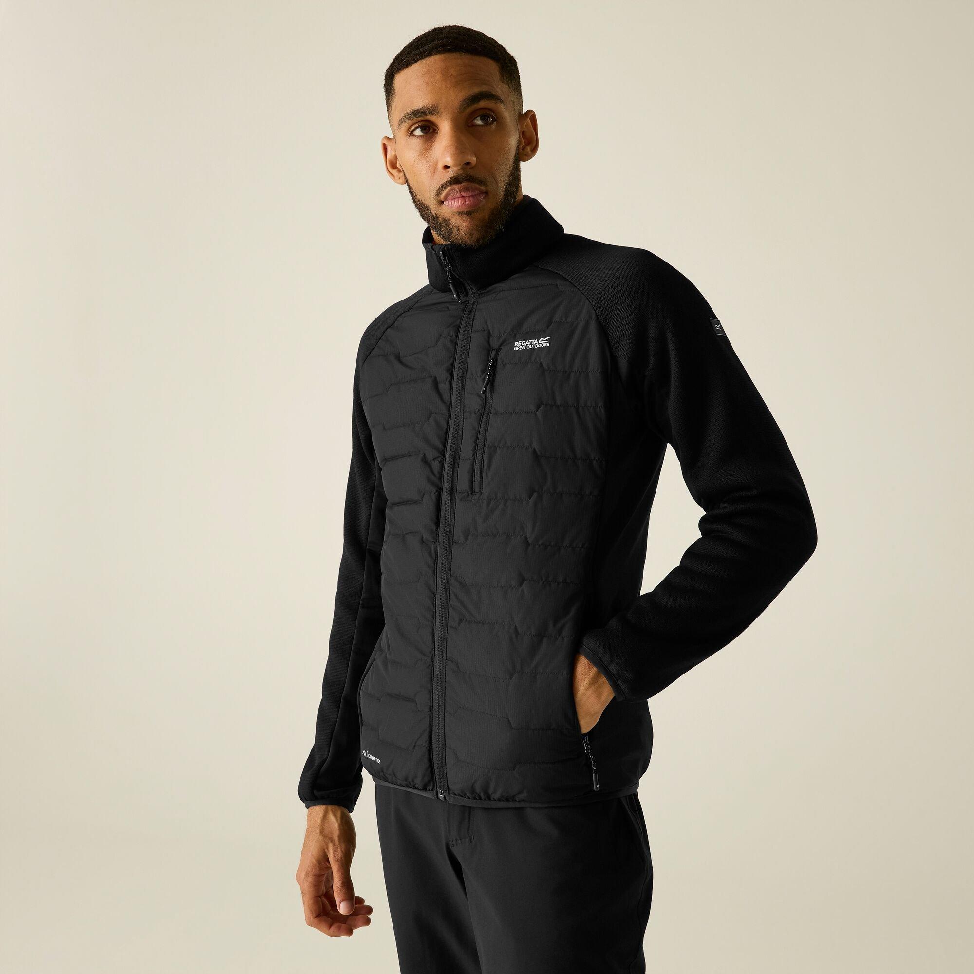 Black - Regatta - Mens Cyrus Hybrid Insulated Jacket - 5