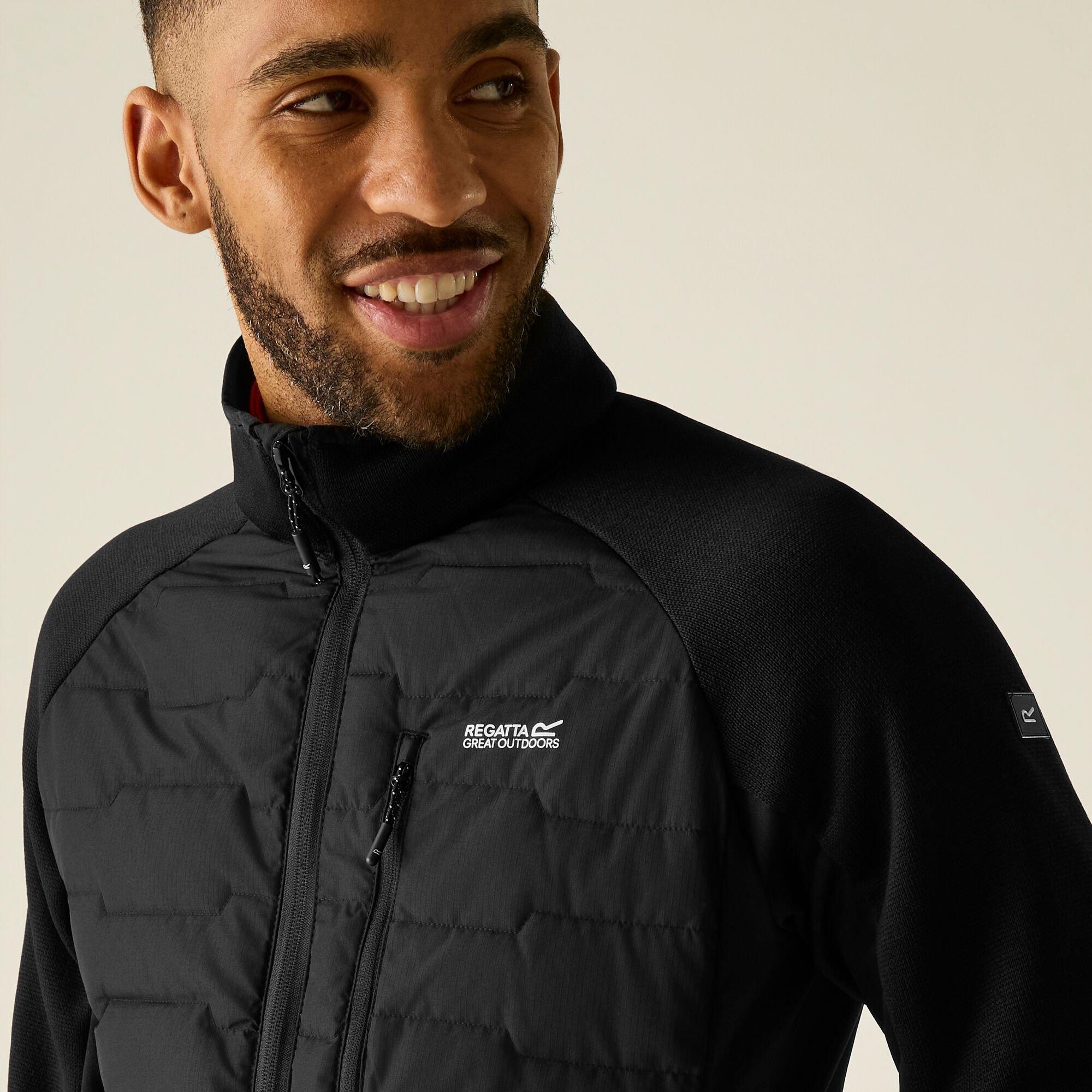 Black - Regatta - Mens Cyrus Hybrid Insulated Jacket - 6