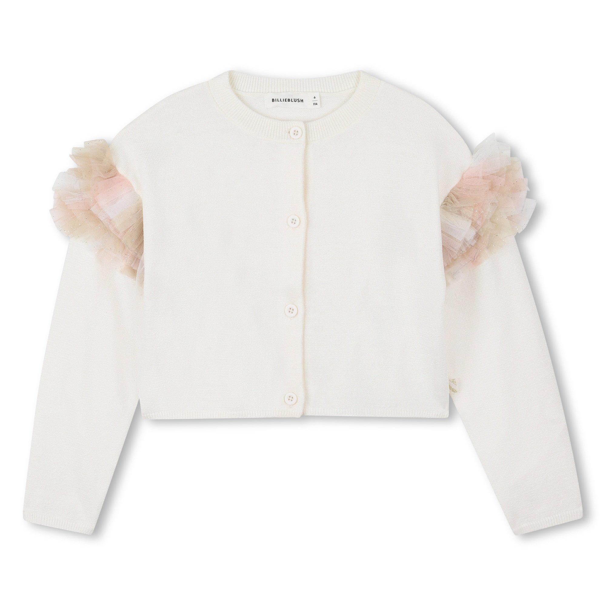 Billieblush Girls Kids' Cardigan - Ivory 121 - 4Y