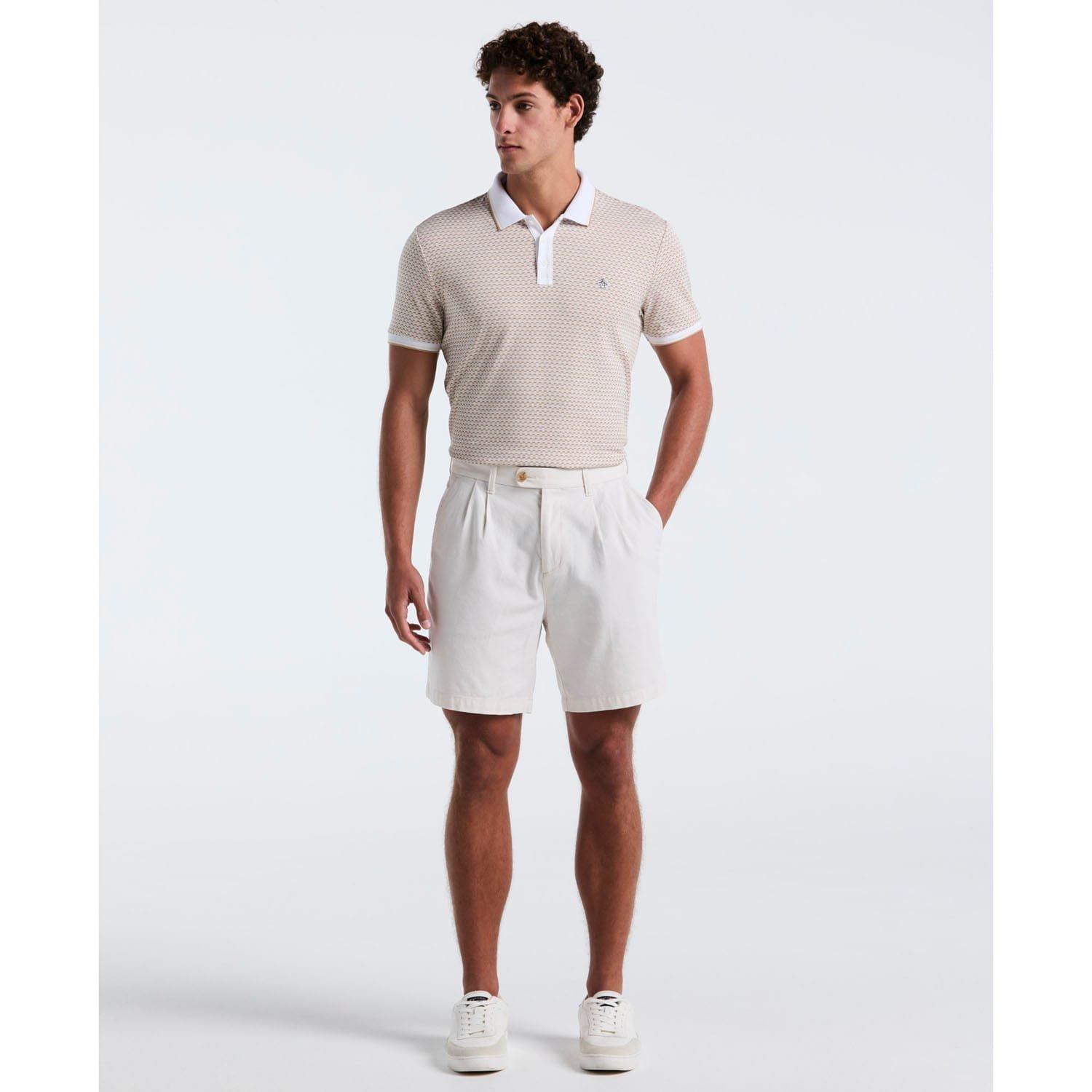 Cream - Original Penguin - Mini Jacquard Polo Shirt - 3