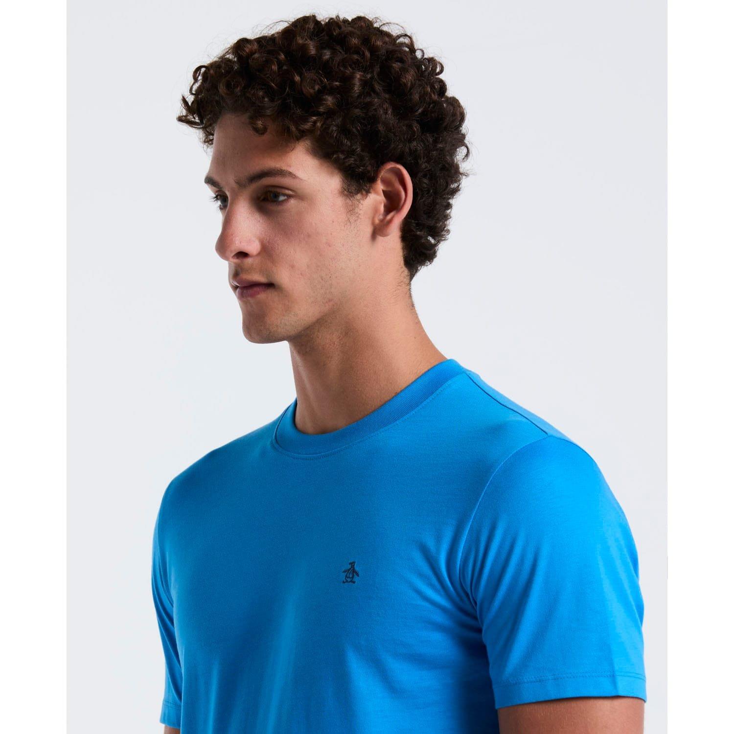 Blue - Original Penguin - Embroidered Logo T-Shirt - 3