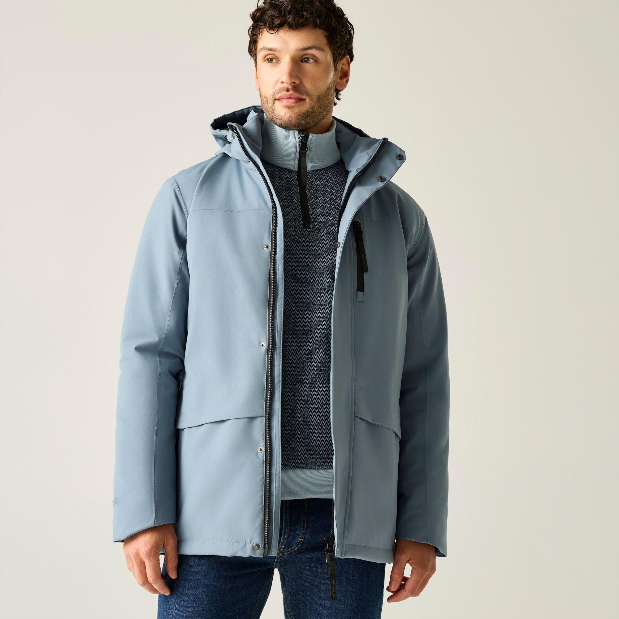 Grey Mirage - Regatta - Mens Baylon Waterproof Jacket - 1