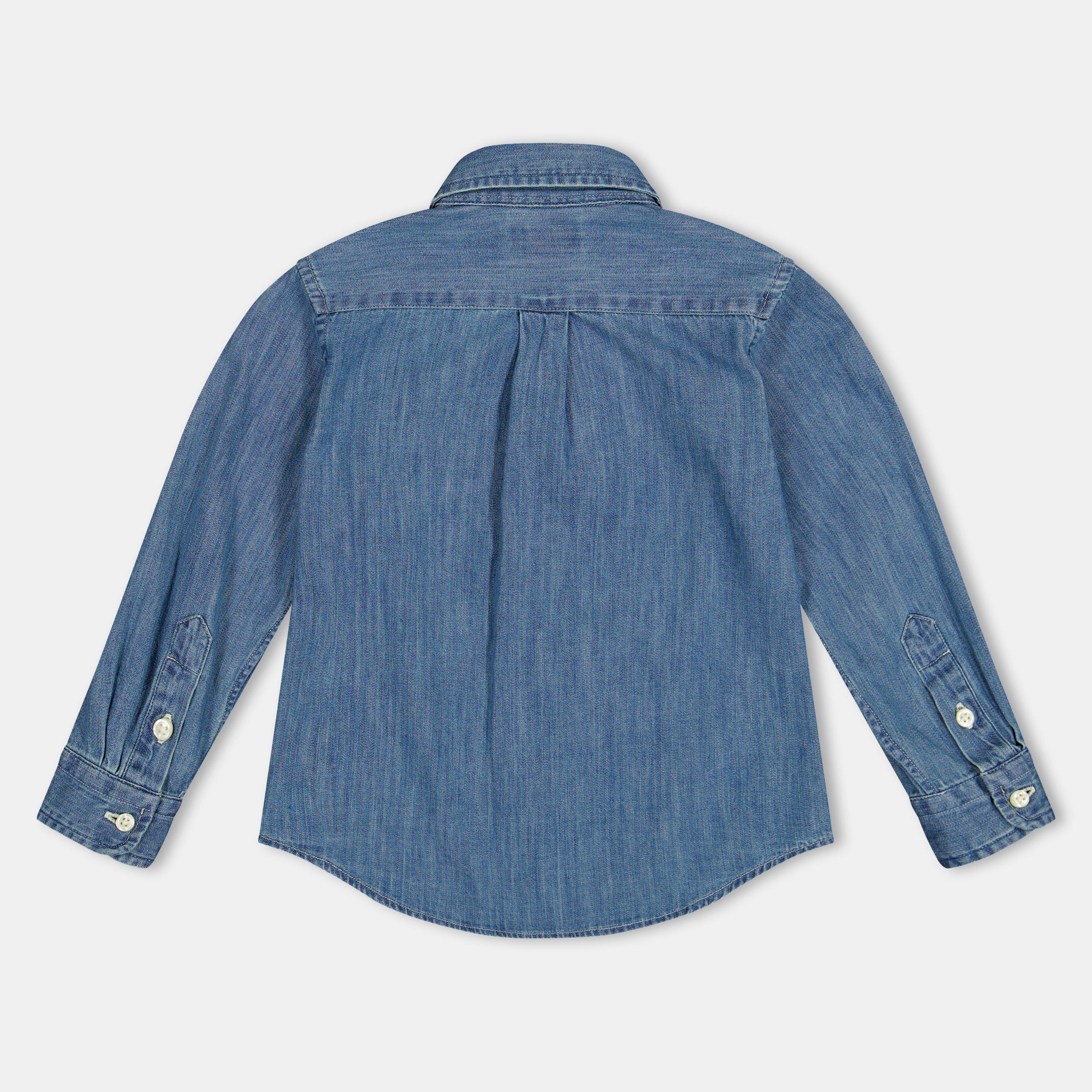 Dk Blue - Polo Ralph Lauren - Kids' Long-Sleeve Plain Shirt - 2