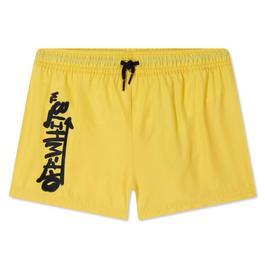 Off White Graffiti Swimshorts Junior Boys