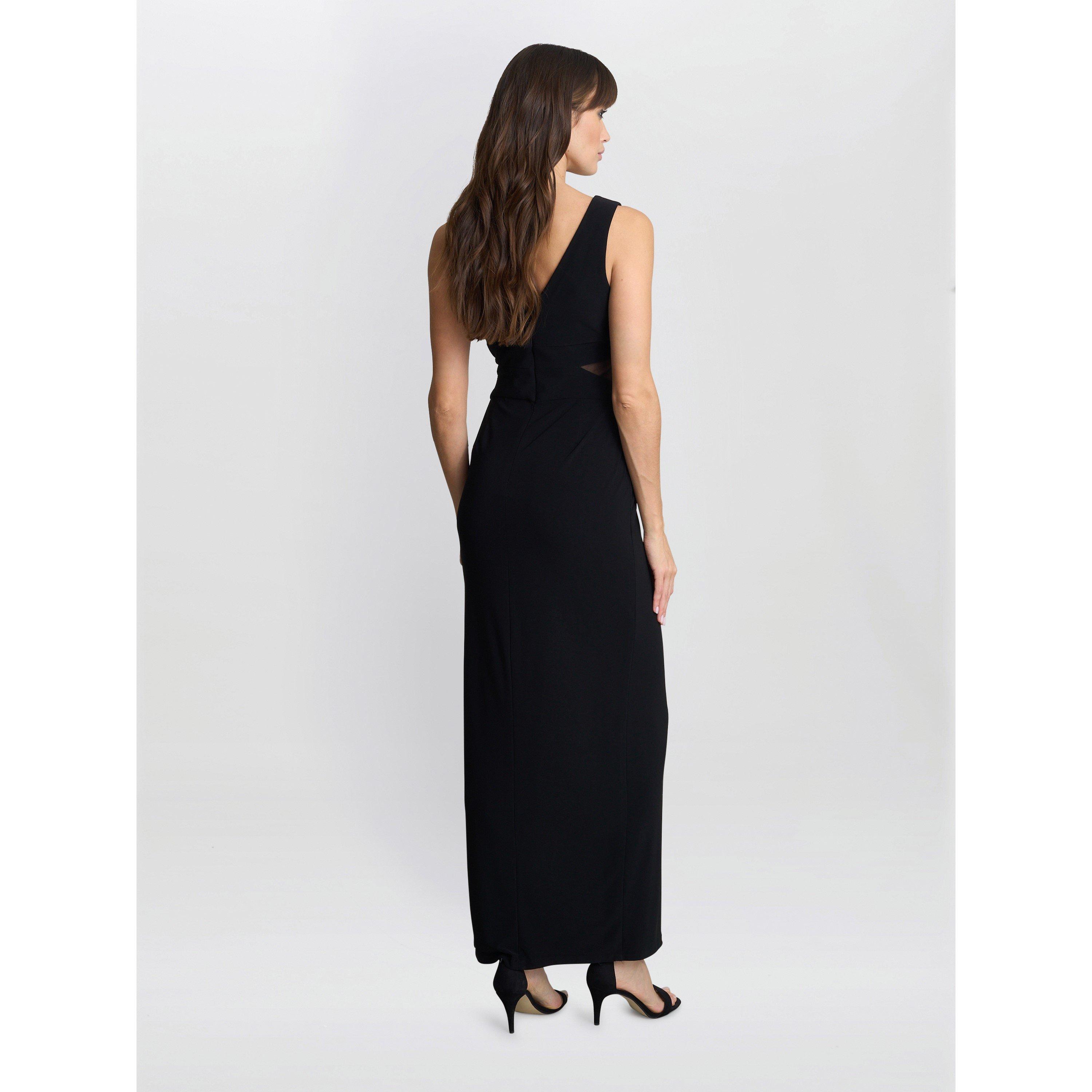Black - Gina Bacconi - Women's Wendy Cut-Out Maxi Dress - 2