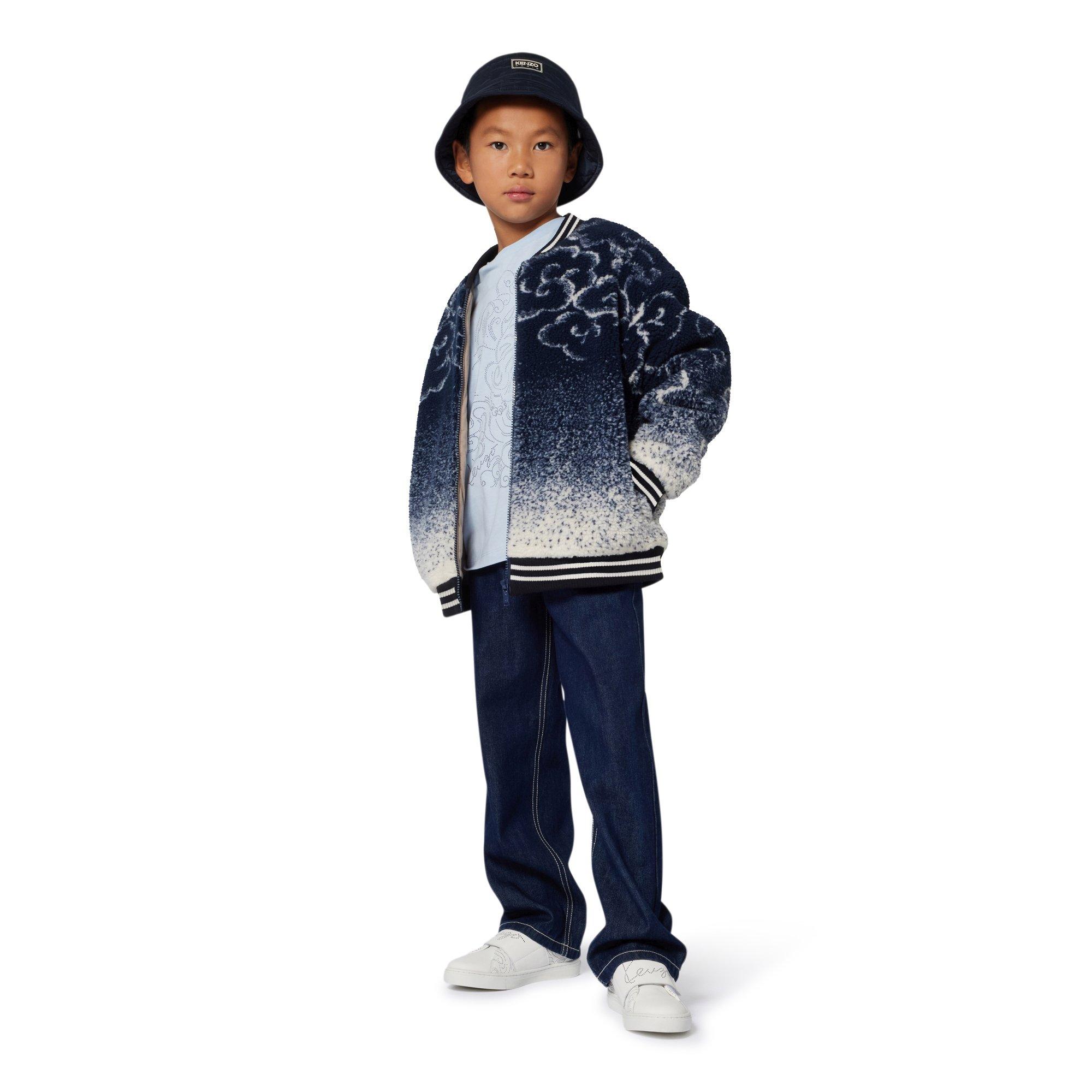 Grey 845 - Kenzo - Unisex Kids' Galaxy Bomber Jacket - 4
