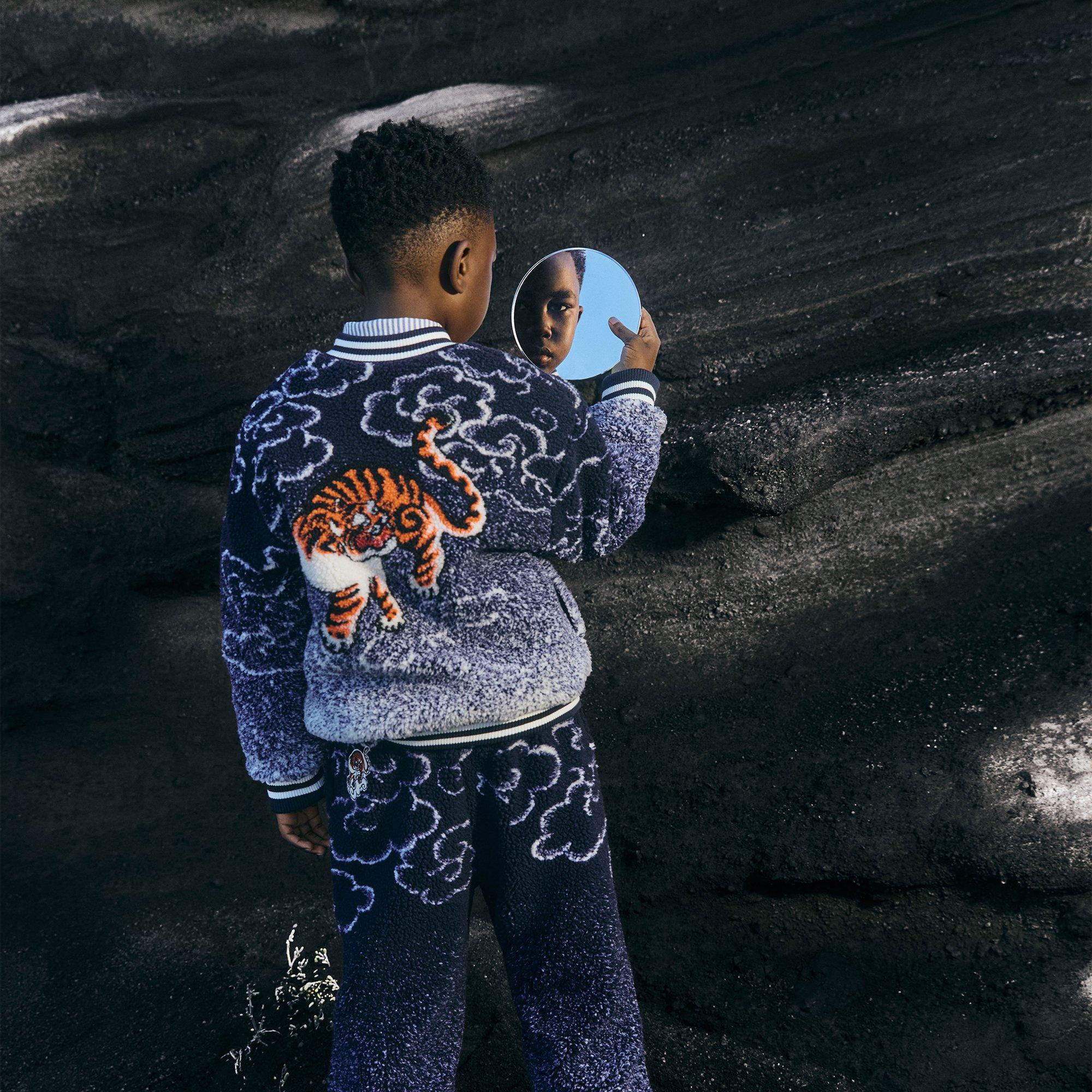 Grey 845 - Kenzo - Unisex Kids' Galaxy Bomber Jacket - 5