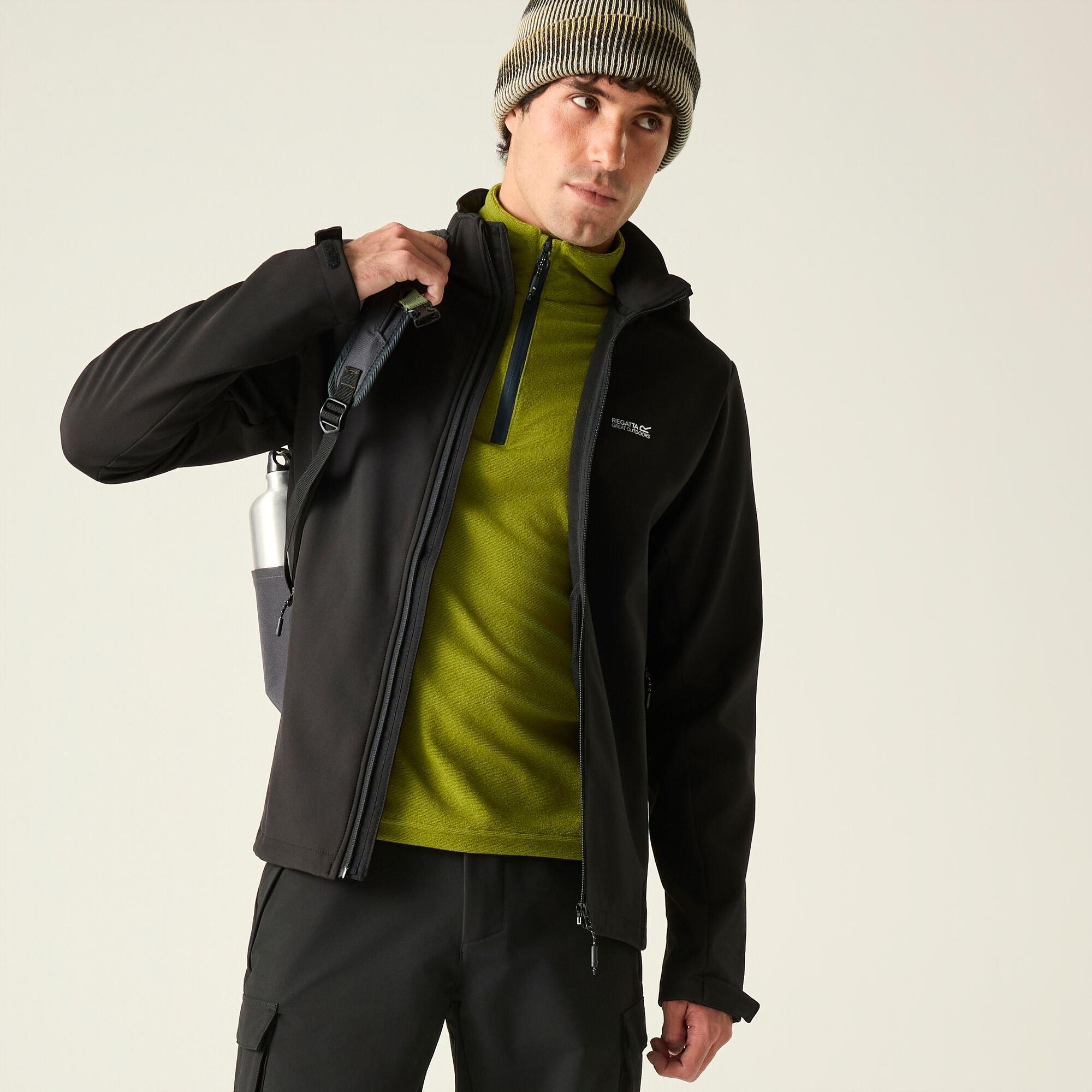 Black - Regatta - Mens Denvo Softshell Jacket - 1
