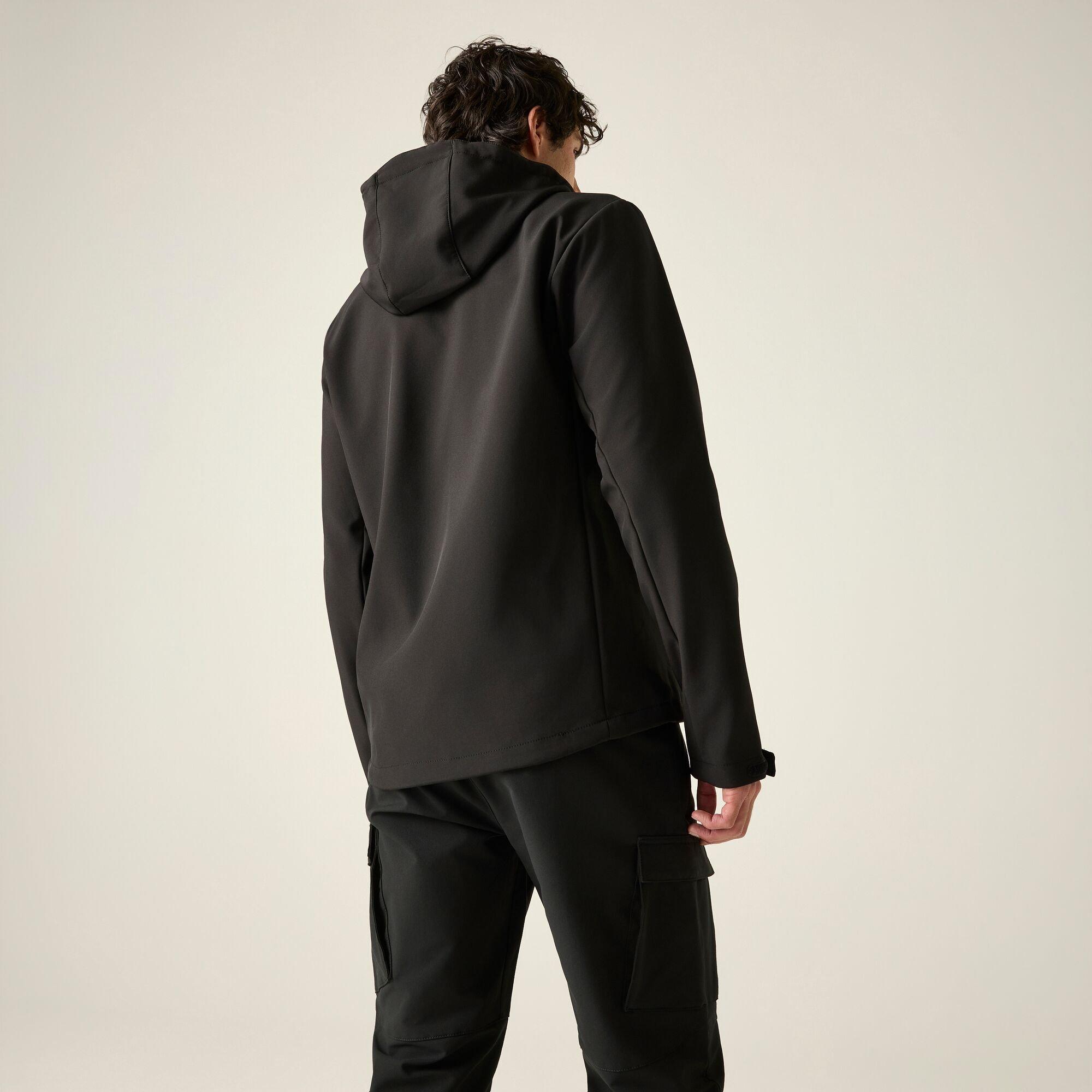 Black - Regatta - Mens Denvo Softshell Jacket - 3