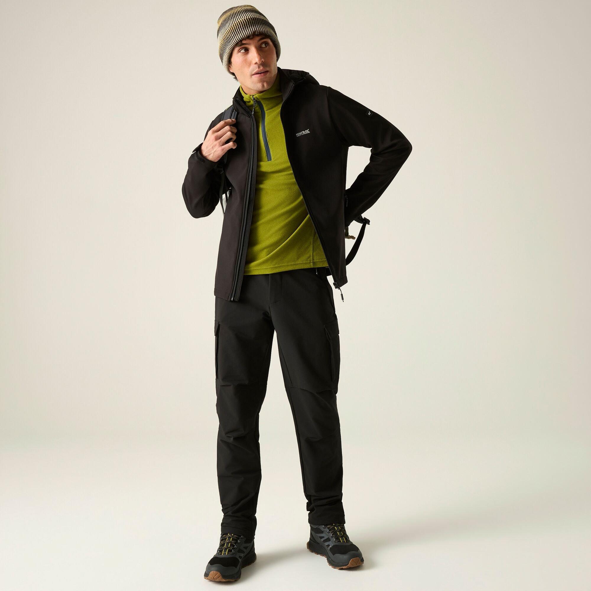 Black - Regatta - Mens Denvo Softshell Jacket - 4