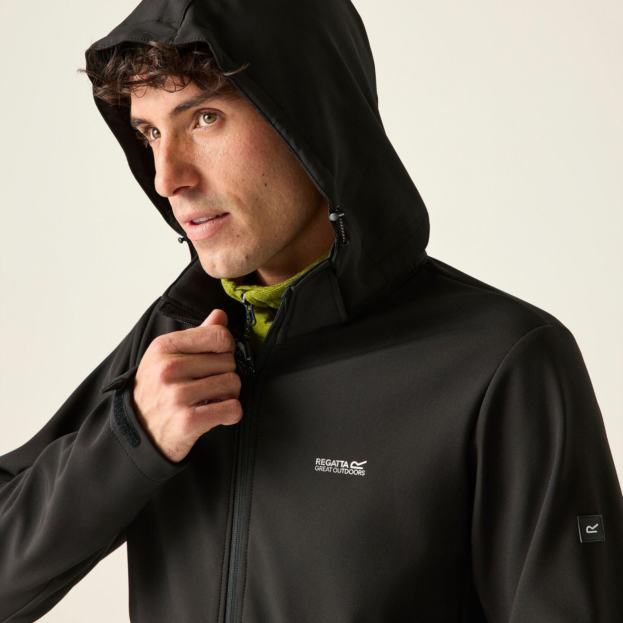 Black - Regatta - Mens Denvo Softshell Jacket - 6