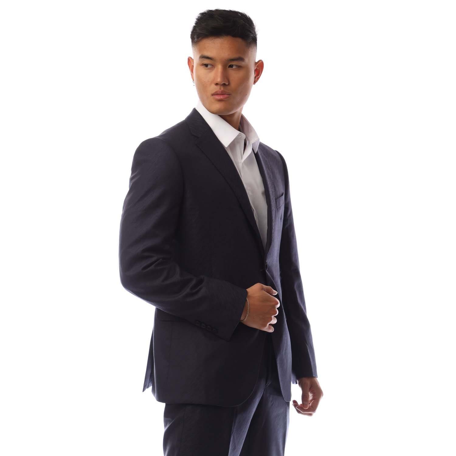 Emporio Armani Men's Suit - Navy - 36R