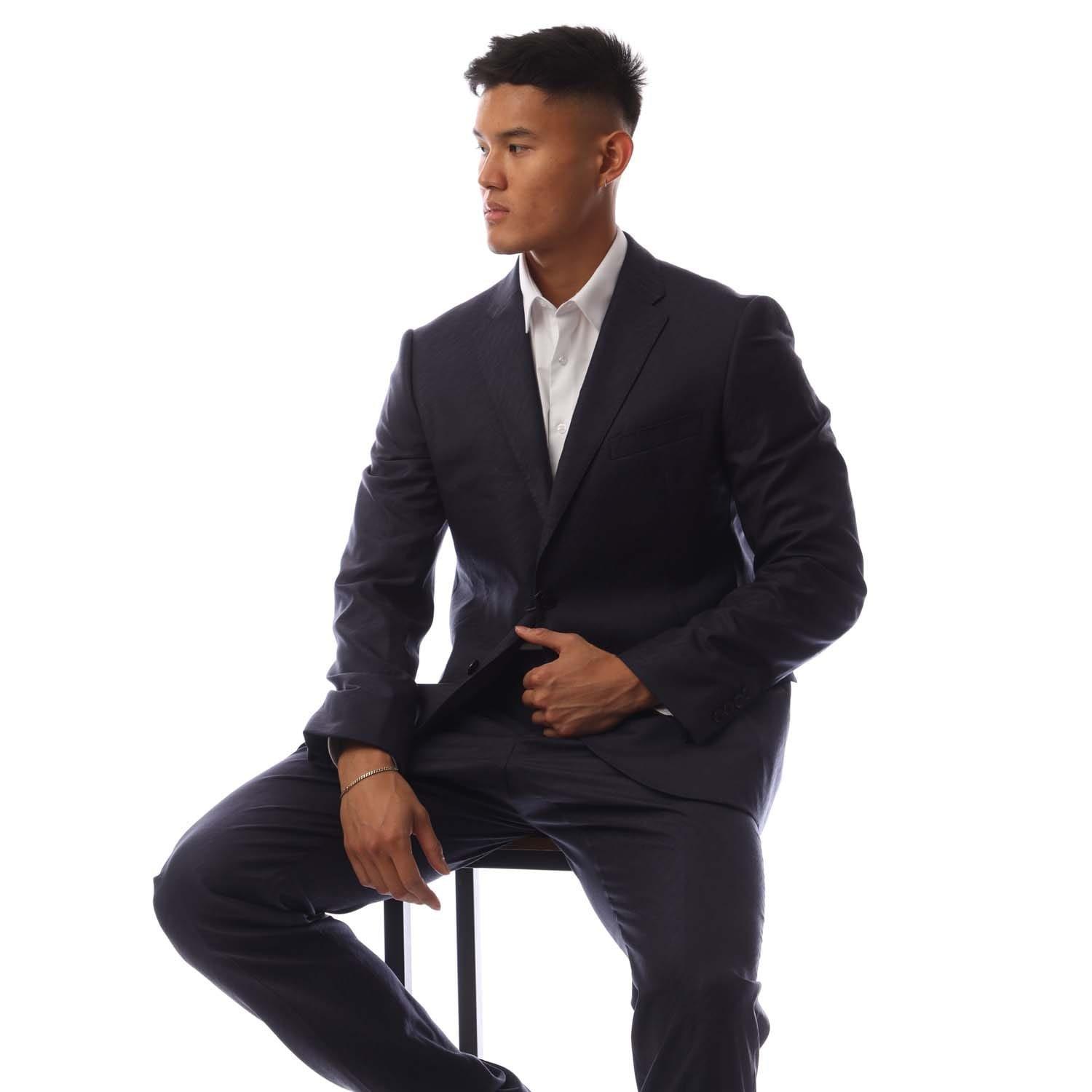 Navy - Emporio Armani - Suit - 3