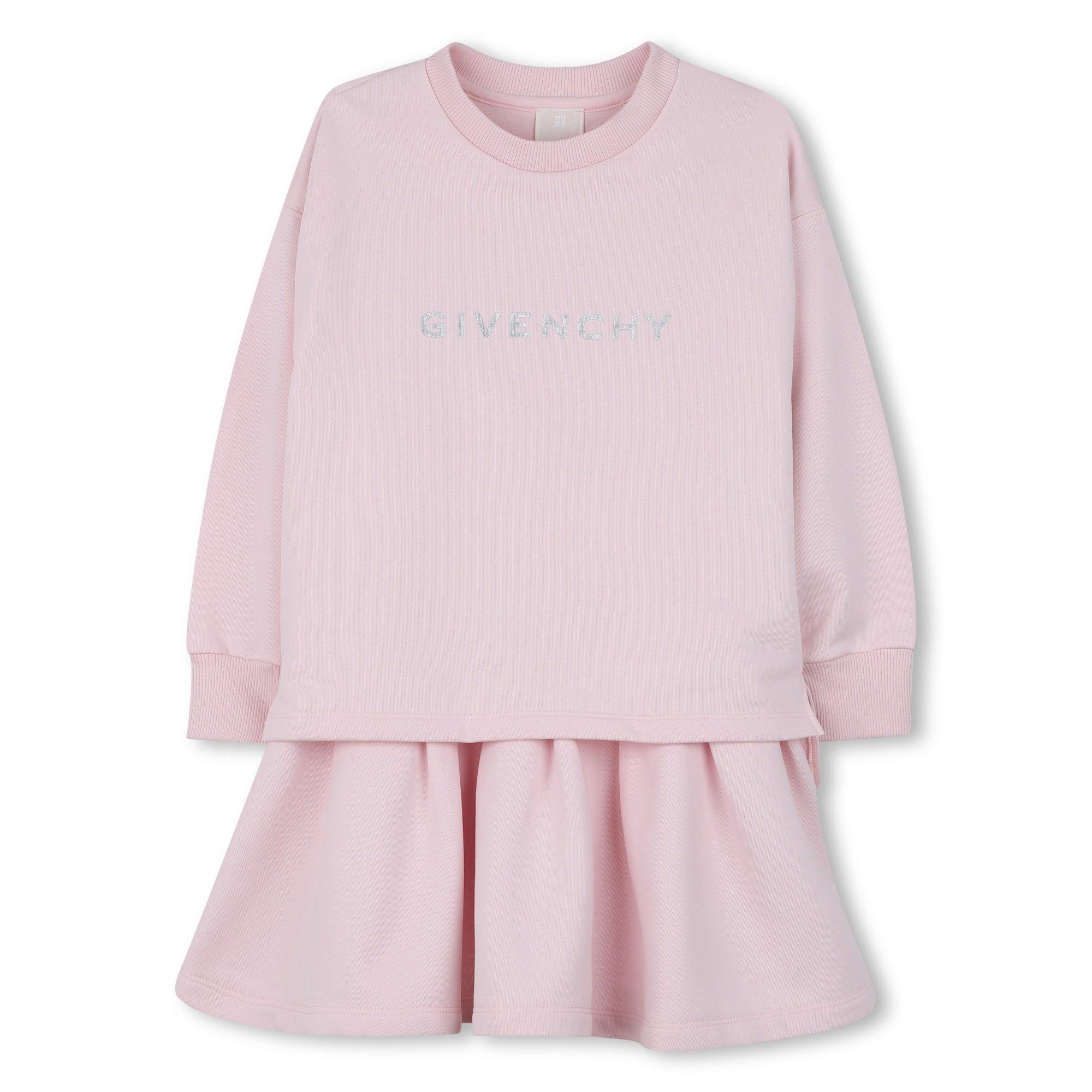 GIVENCHY Kids' Logo Knit Jumper Dress - Pink 44Z - Size 14Y