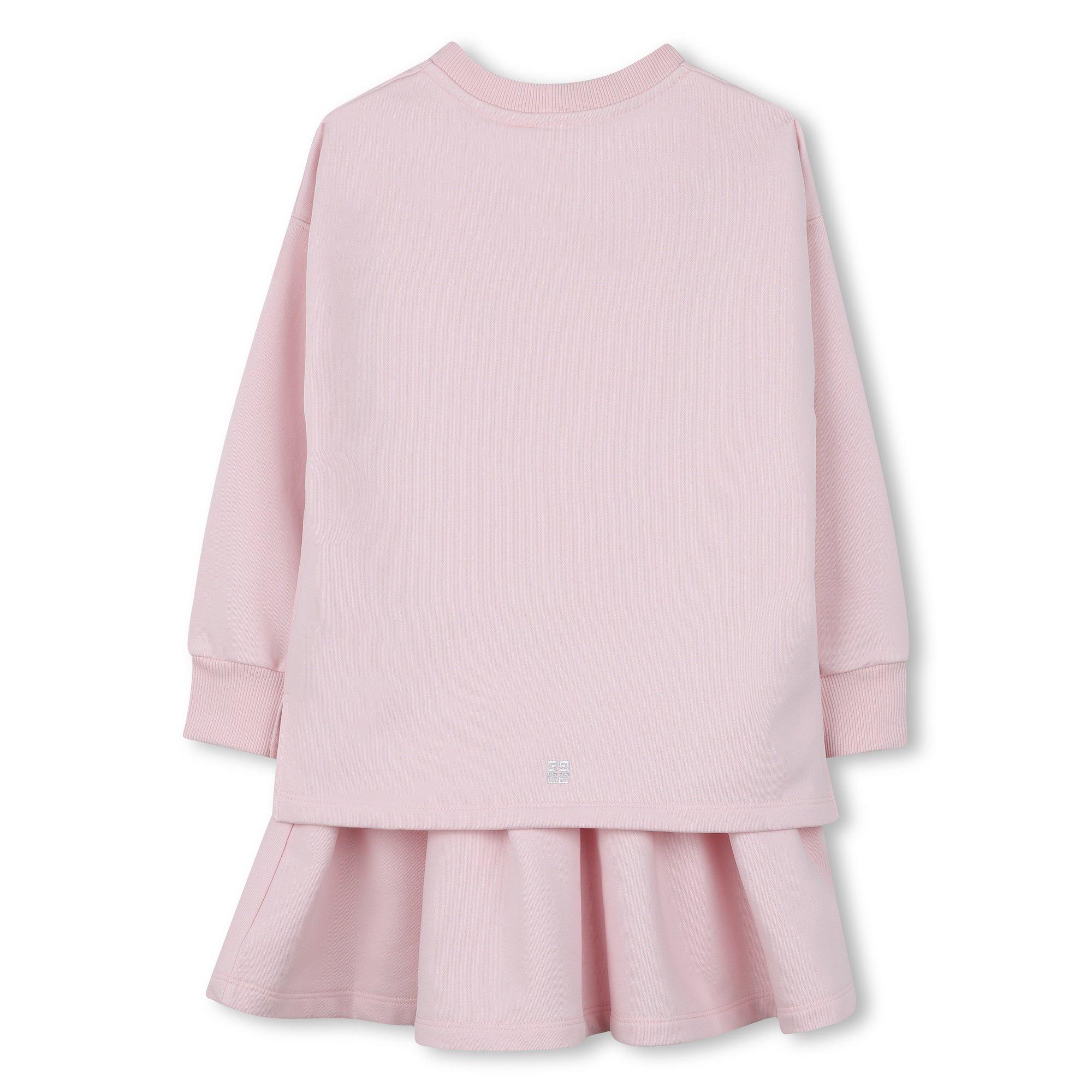 Pink 44Z - GIVENCHY - Kids' Logo Jumper Dress - 2