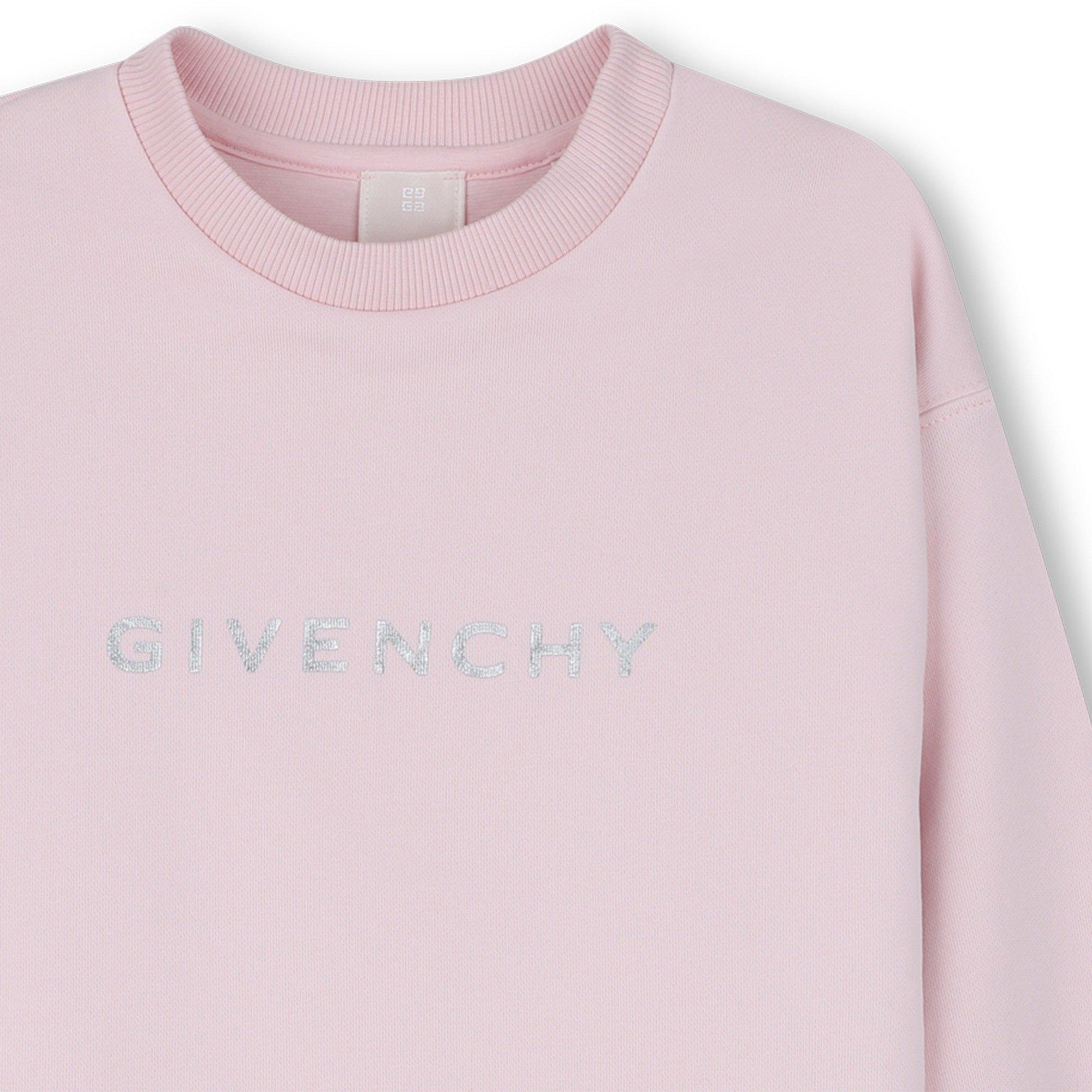 Pink 44Z - GIVENCHY - Kids' Logo Jumper Dress - 3