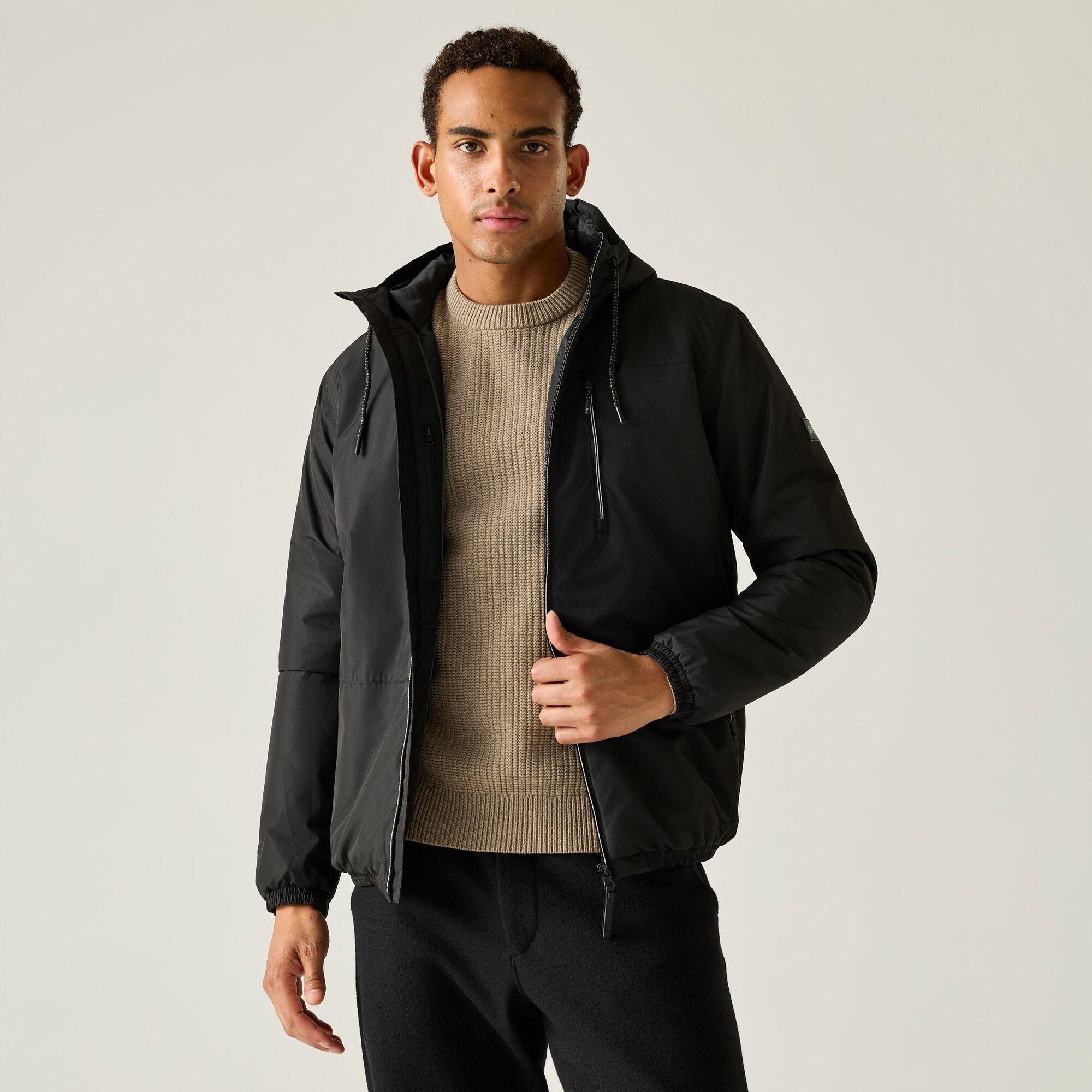 Black - Regatta - Mens Winter Shorebay Waterproof Jacket - 1