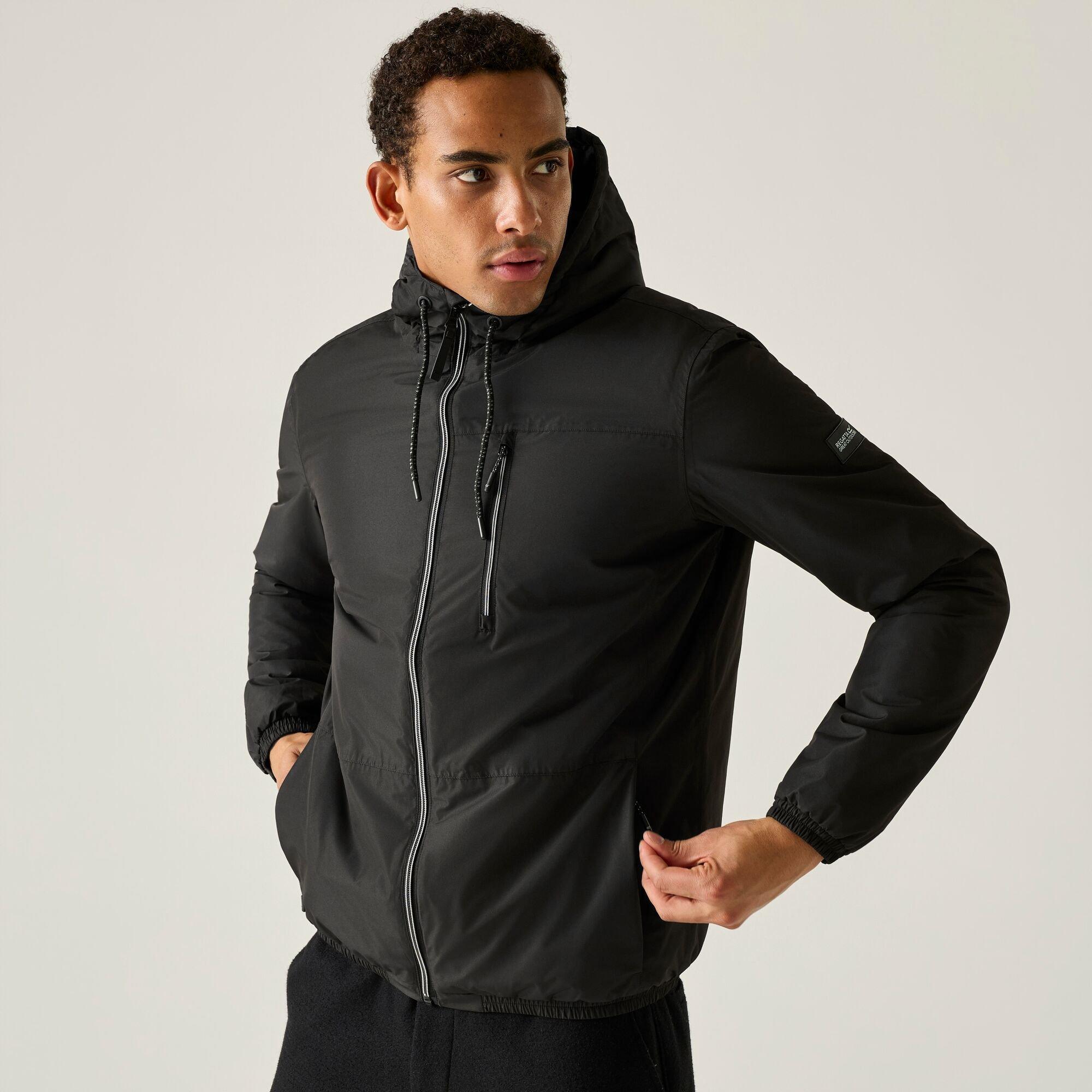 Black - Regatta - Mens Winter Shorebay Waterproof Jacket - 4