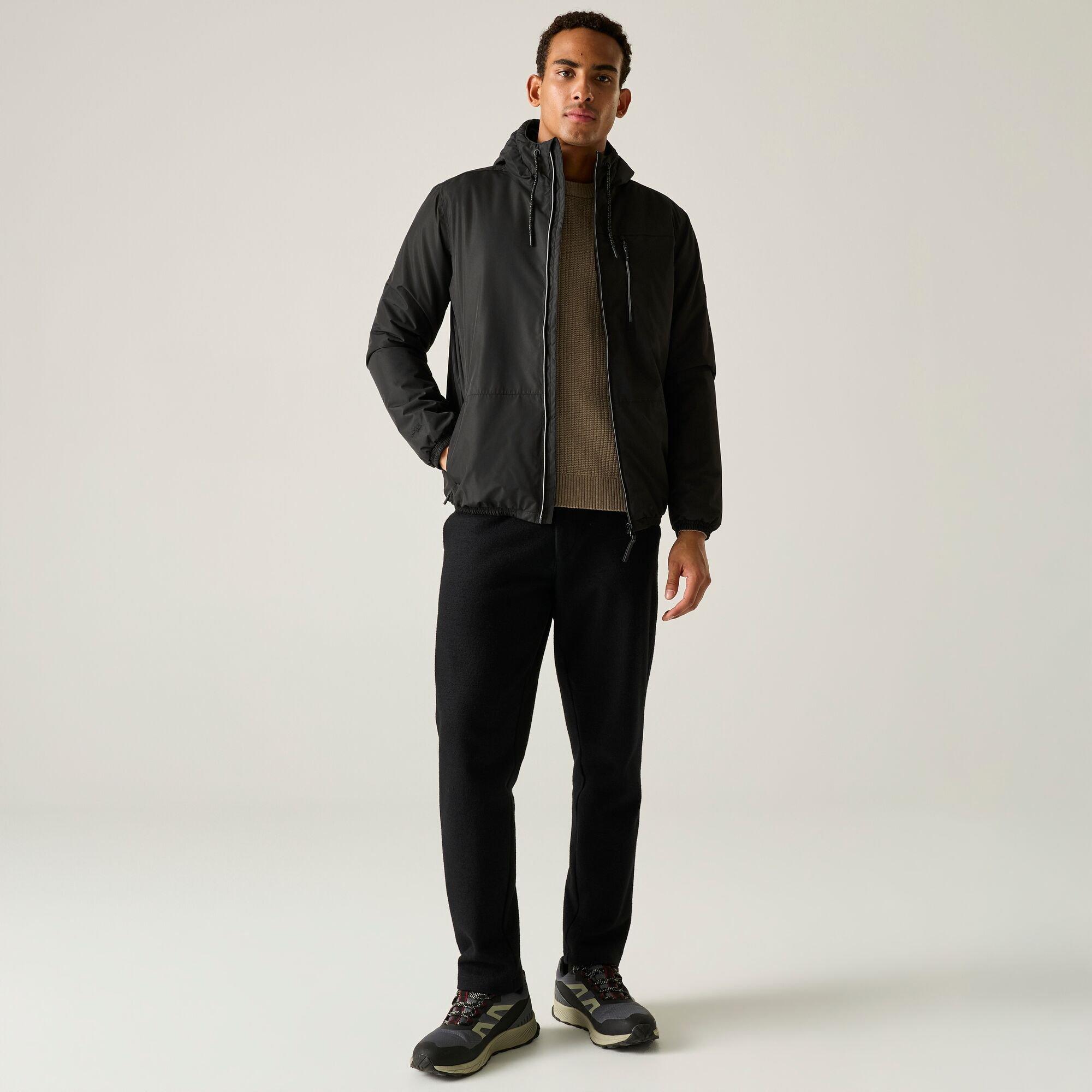 Black - Regatta - Mens Winter Shorebay Waterproof Jacket - 5