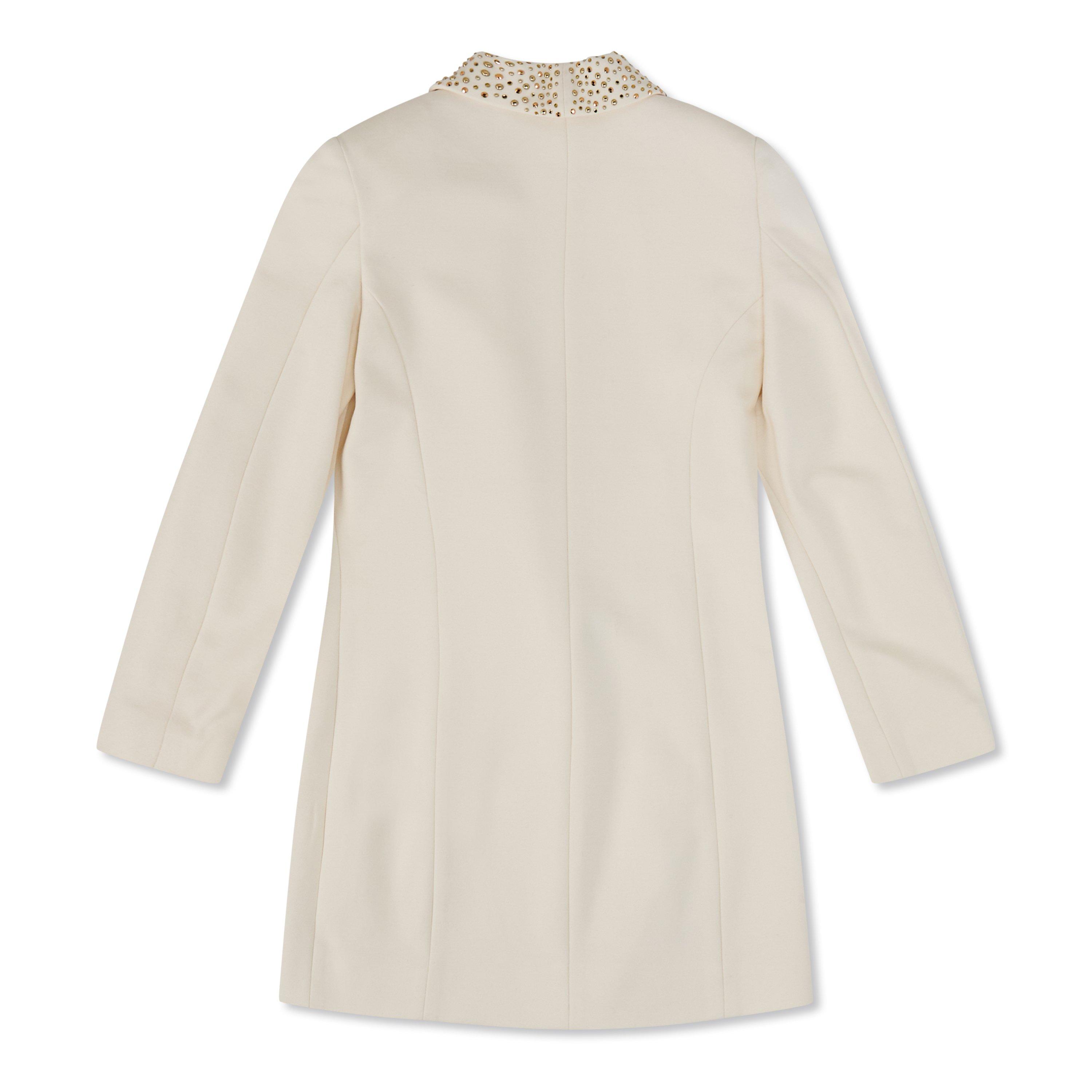 ivory - Balmain - Kids' Knitted Jumper Dress - 2