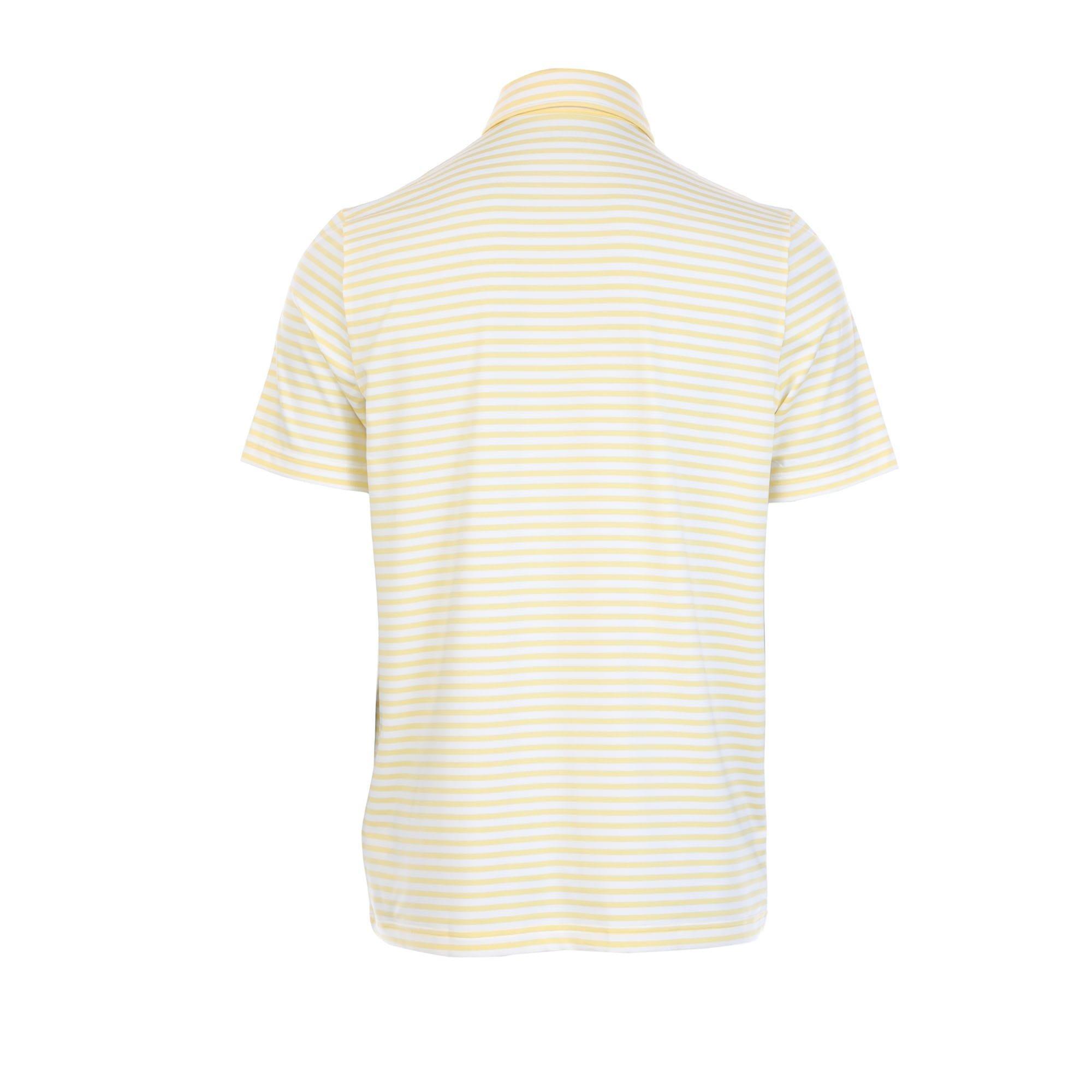 White Yellow - Lacoste - Regular Fit UV Protect Golf Polo Shirt - 2