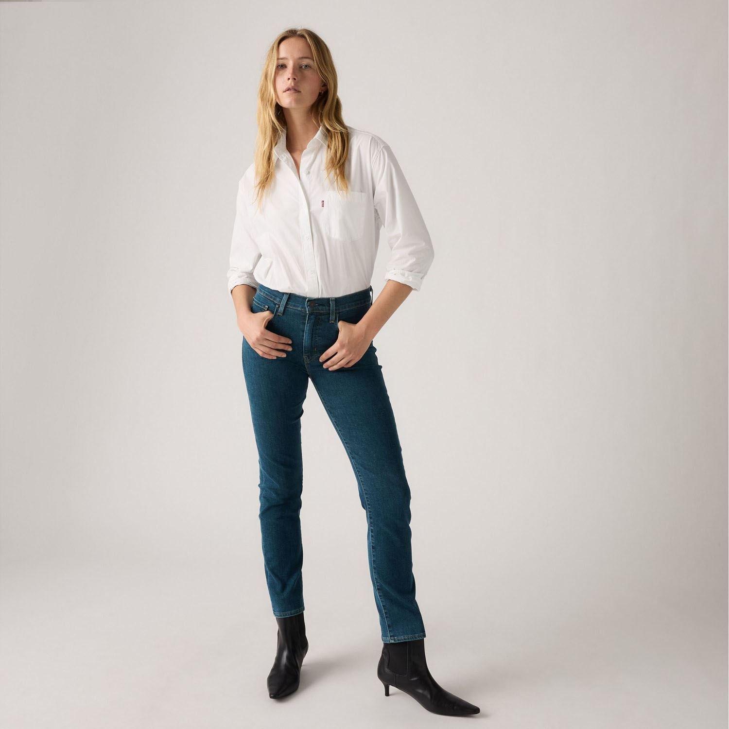 Blue - Levis - 724 High Rise Straight-Fit Jeans - 6