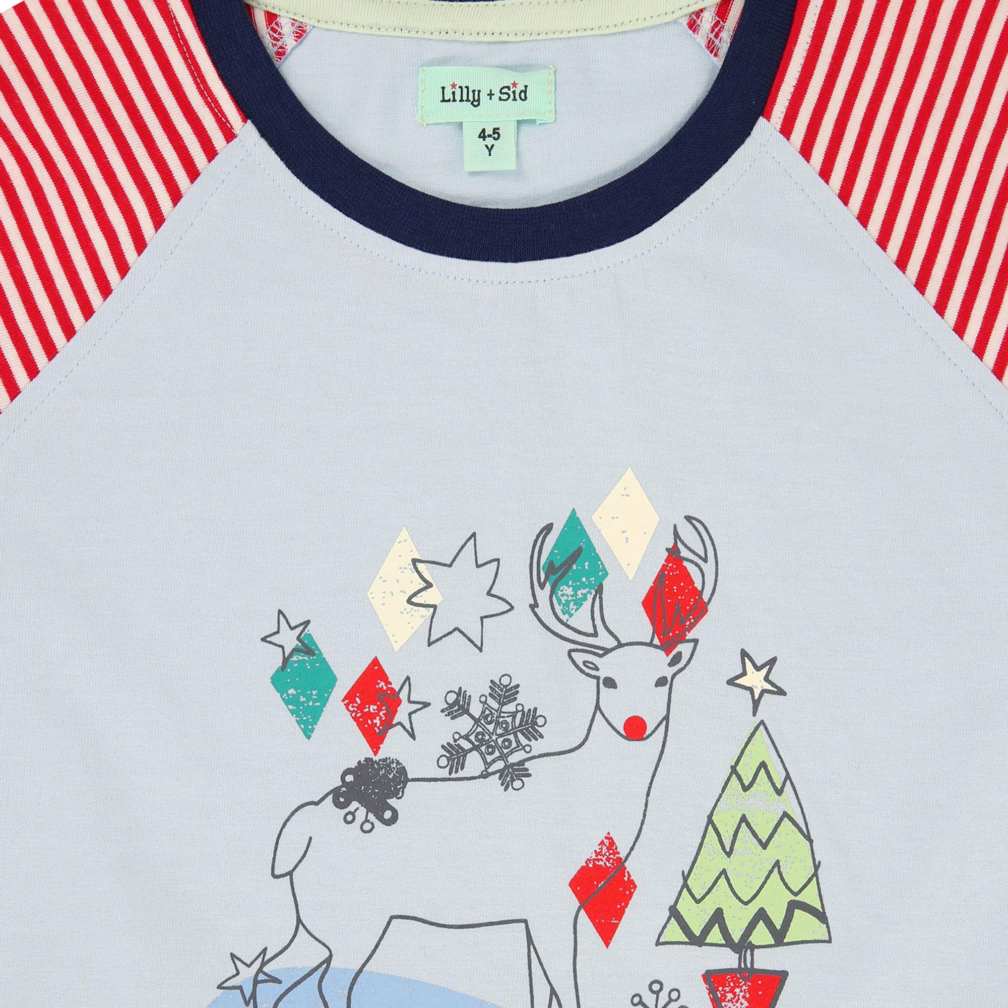 Multi - Lilly and Sid - Raglan Deer Regular Fit T-Shirt - 3