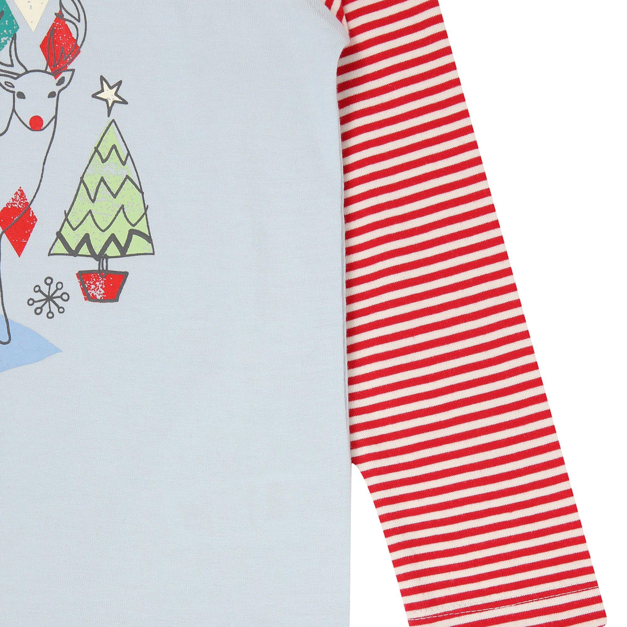 Multi - Lilly and Sid - Raglan Deer Regular Fit T-Shirt - 4