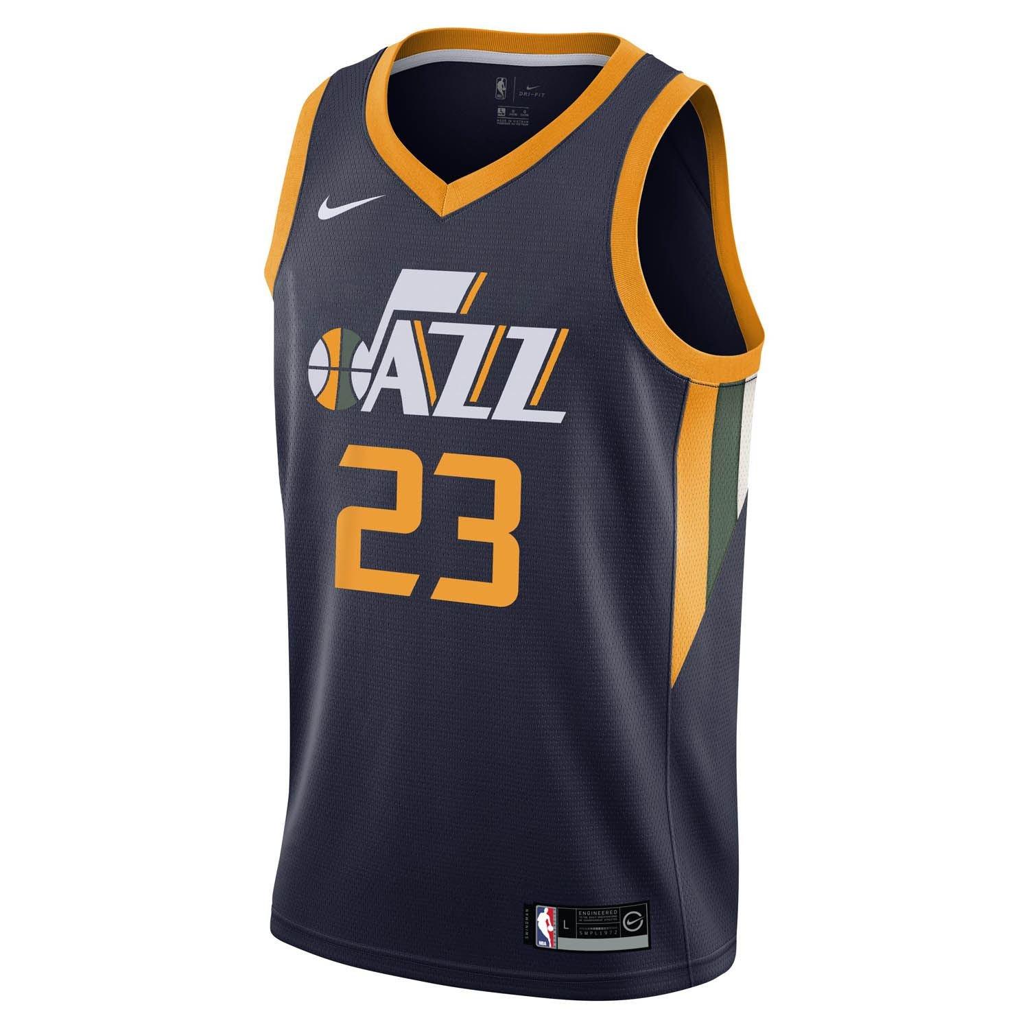 Black - Nike - Utah Jazz Lauri Markkanen #23 Jersey - 1