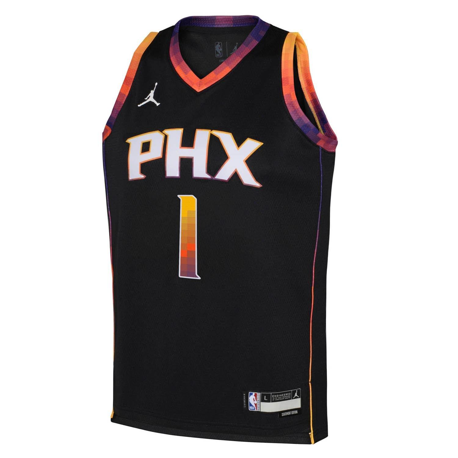 Black - Nike - Phoenix Suns Devin Booker #1 Jersey - 1