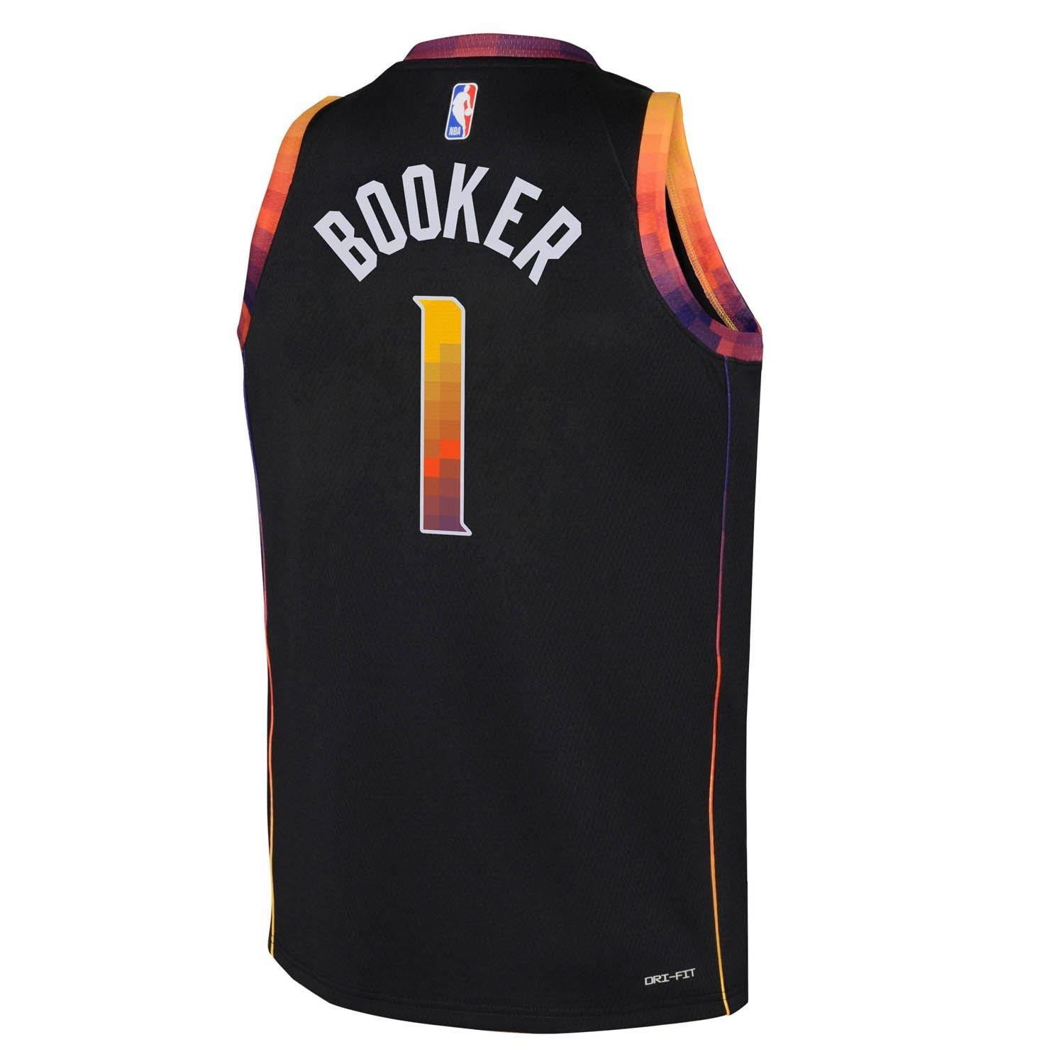 Black - Nike - Phoenix Suns Devin Booker #1 Jersey - 2