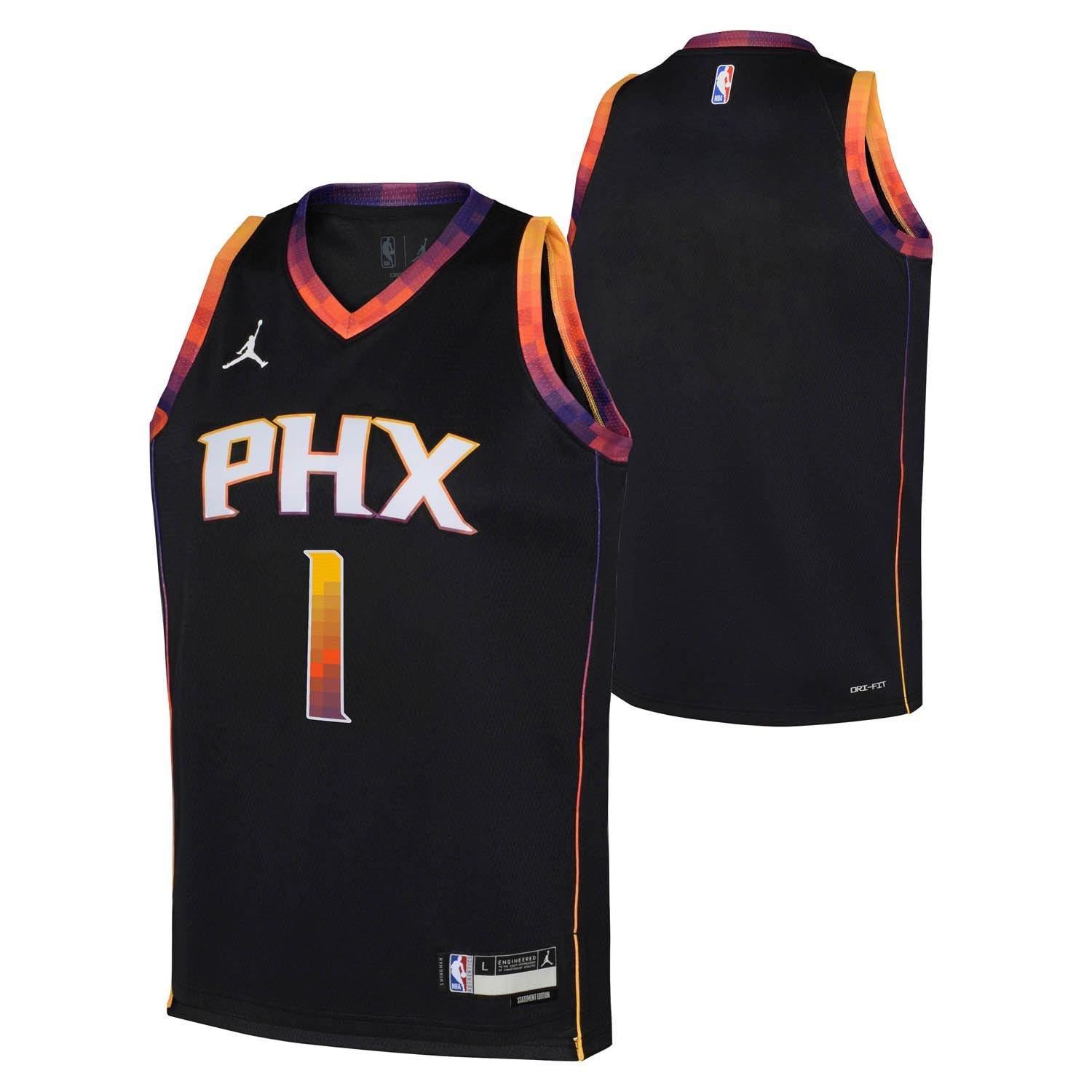 Black - Nike - Phoenix Suns Devin Booker #1 Jersey - 3