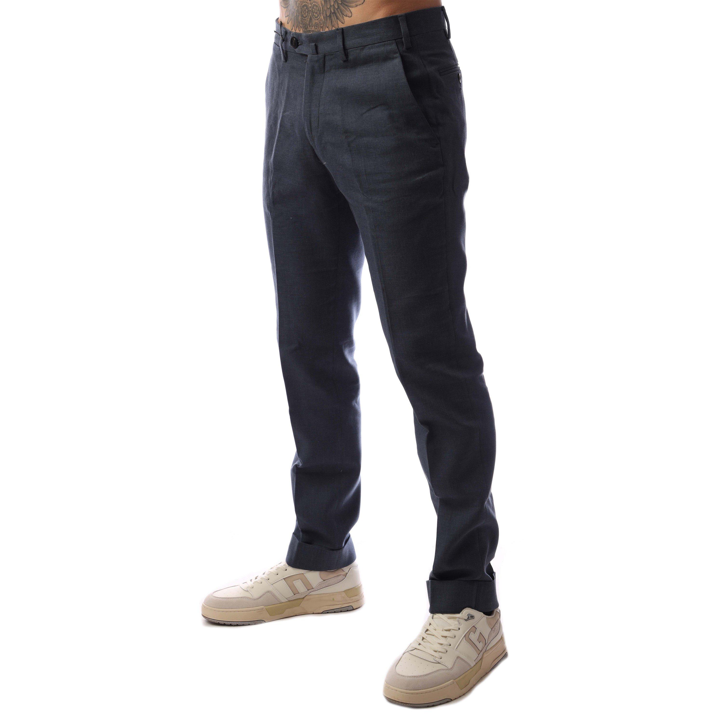 Blue - Emporio Armani - Trousers - 2