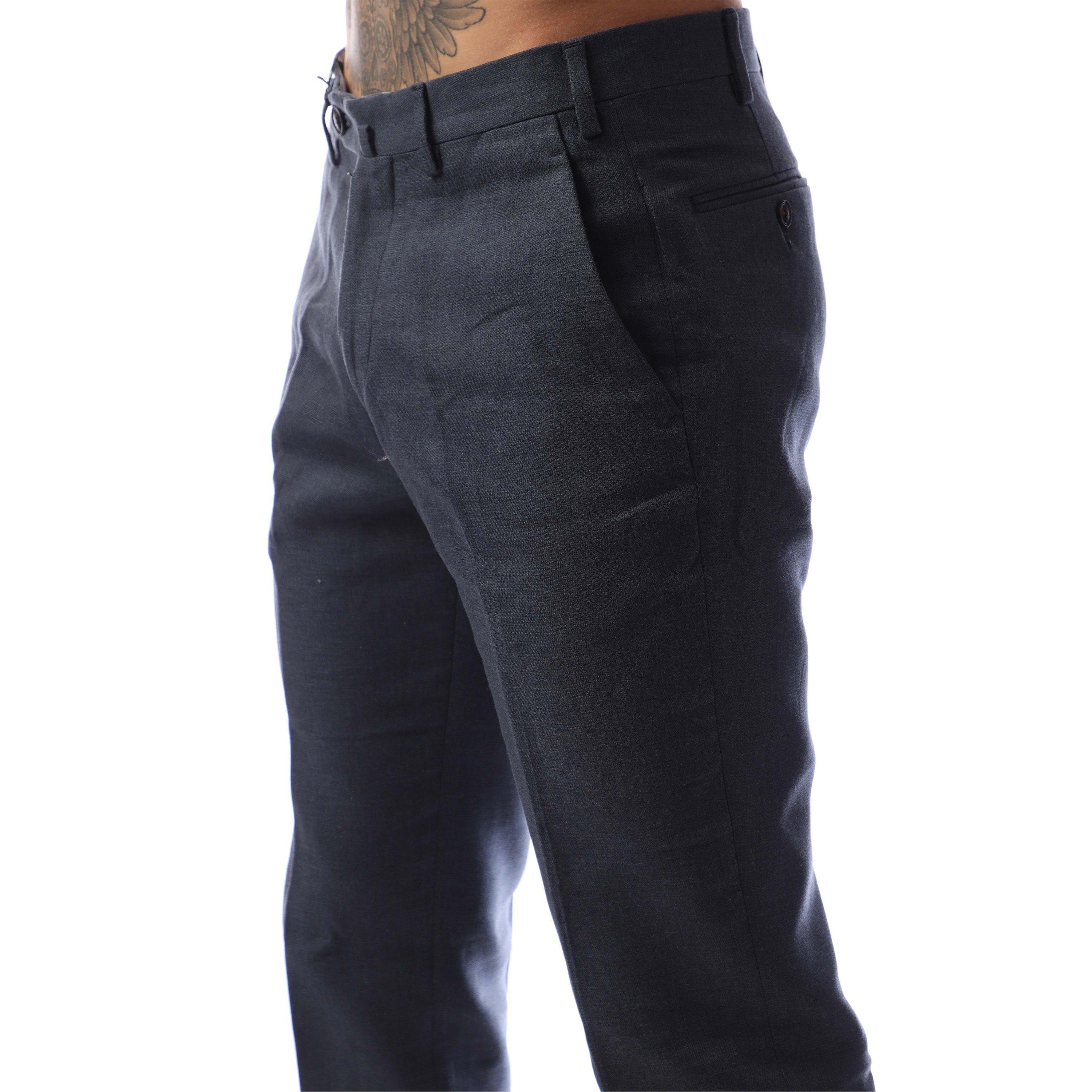 Blue - Emporio Armani - Trousers - 4