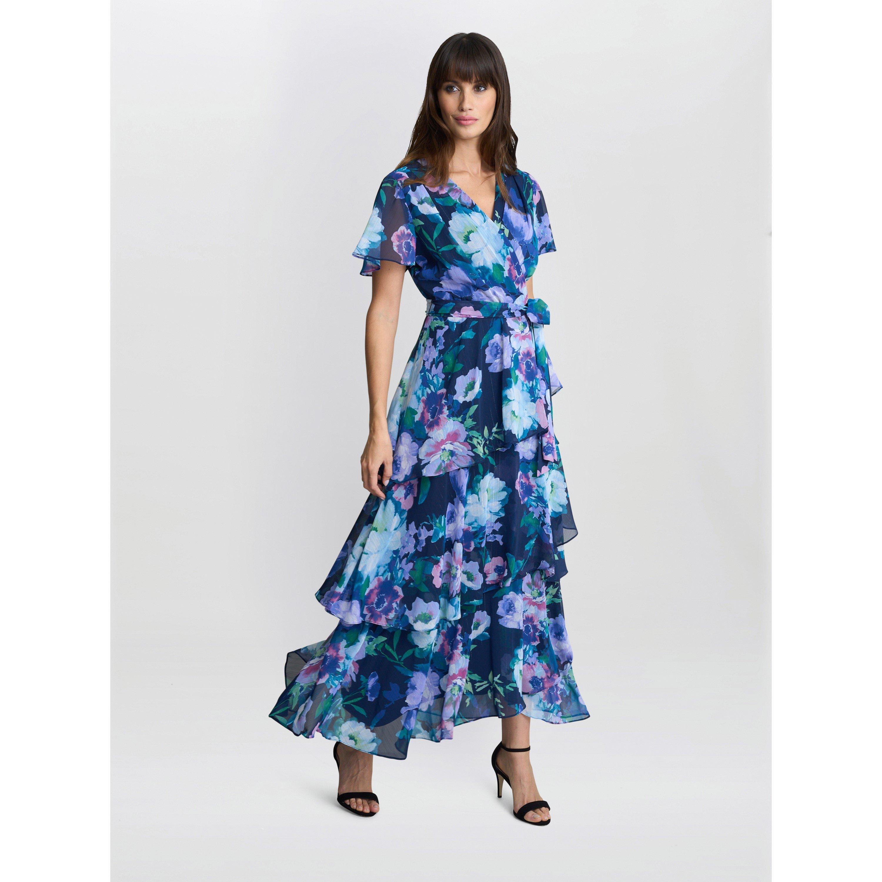 Gina Bacconi Women's Elizabeth Tiered Maxi Dress -  - 18