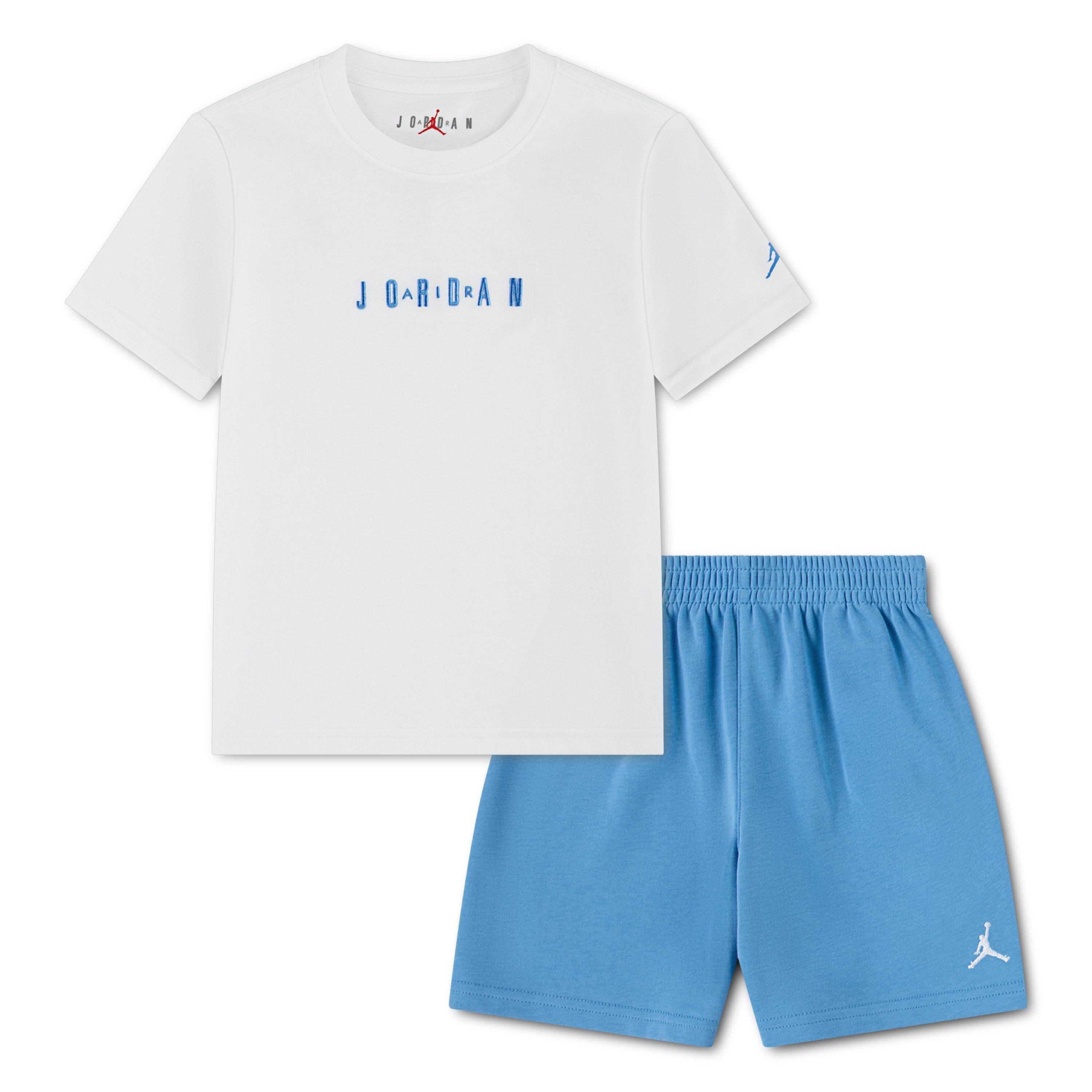 White/Blue - Air Jordan - Kids' Clothing T-Shirt - 1