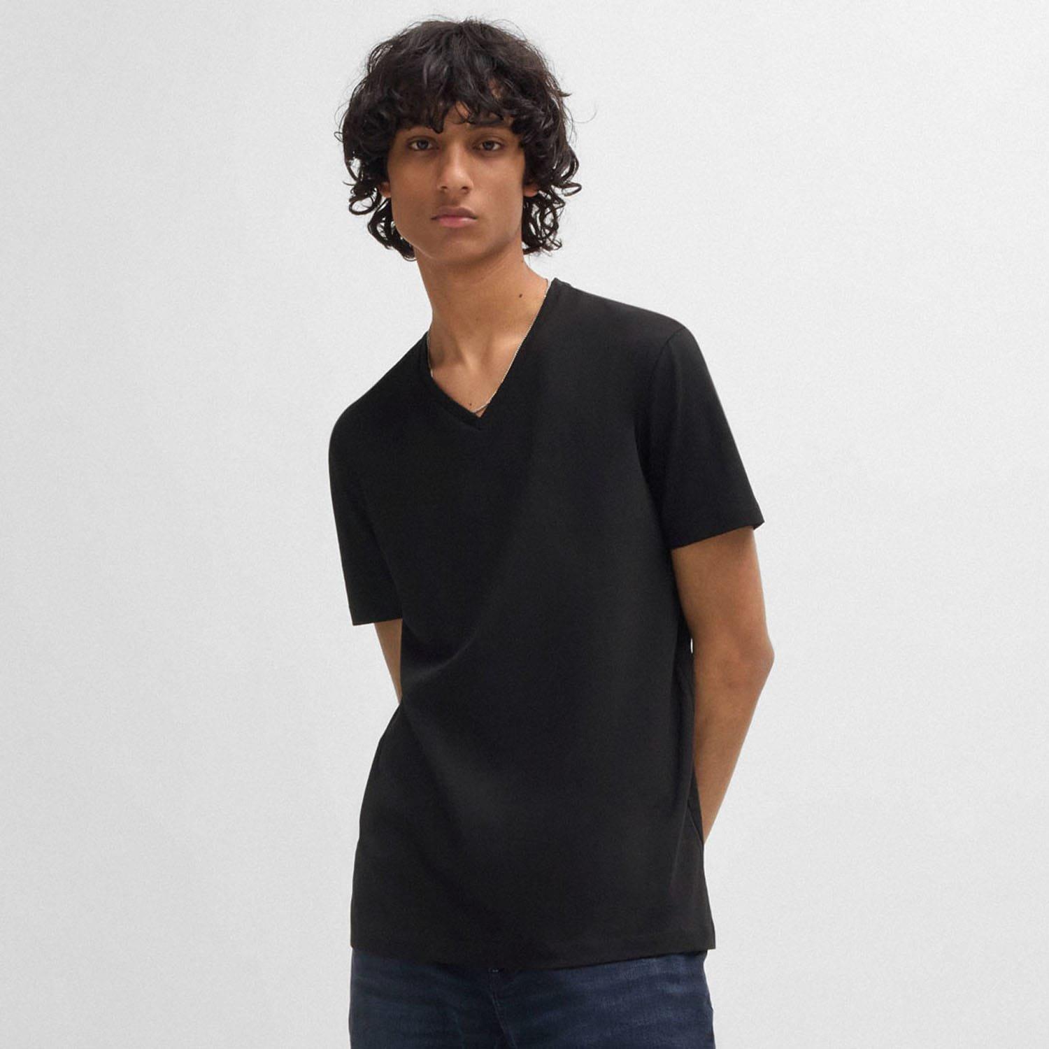 Black - Hugo - 2 Pack of V-Neck T-Shirts - 2