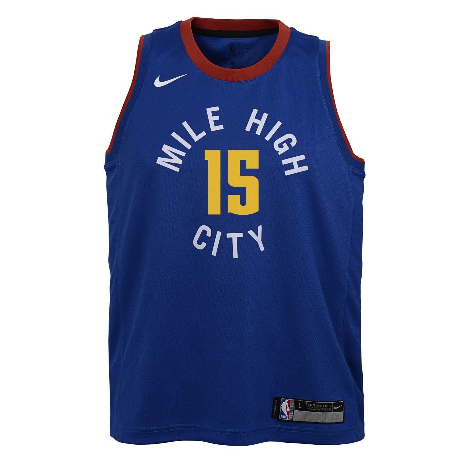 Blue - Nike - Denver Nuggets Nikola Jokic #15 jersey - 1