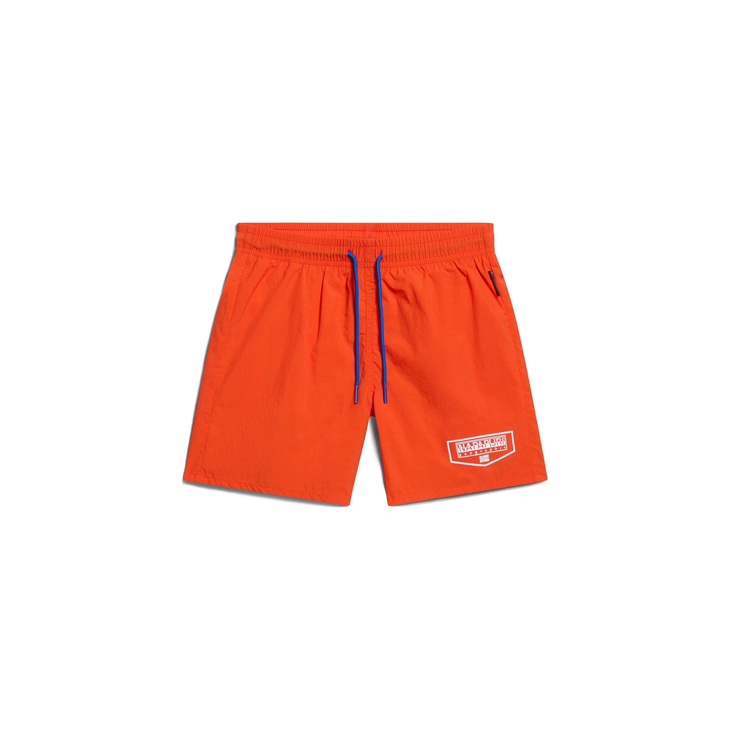 Red A63 - Napapijri - Unisex Kids' Quick Drying Swim Shorts - 1