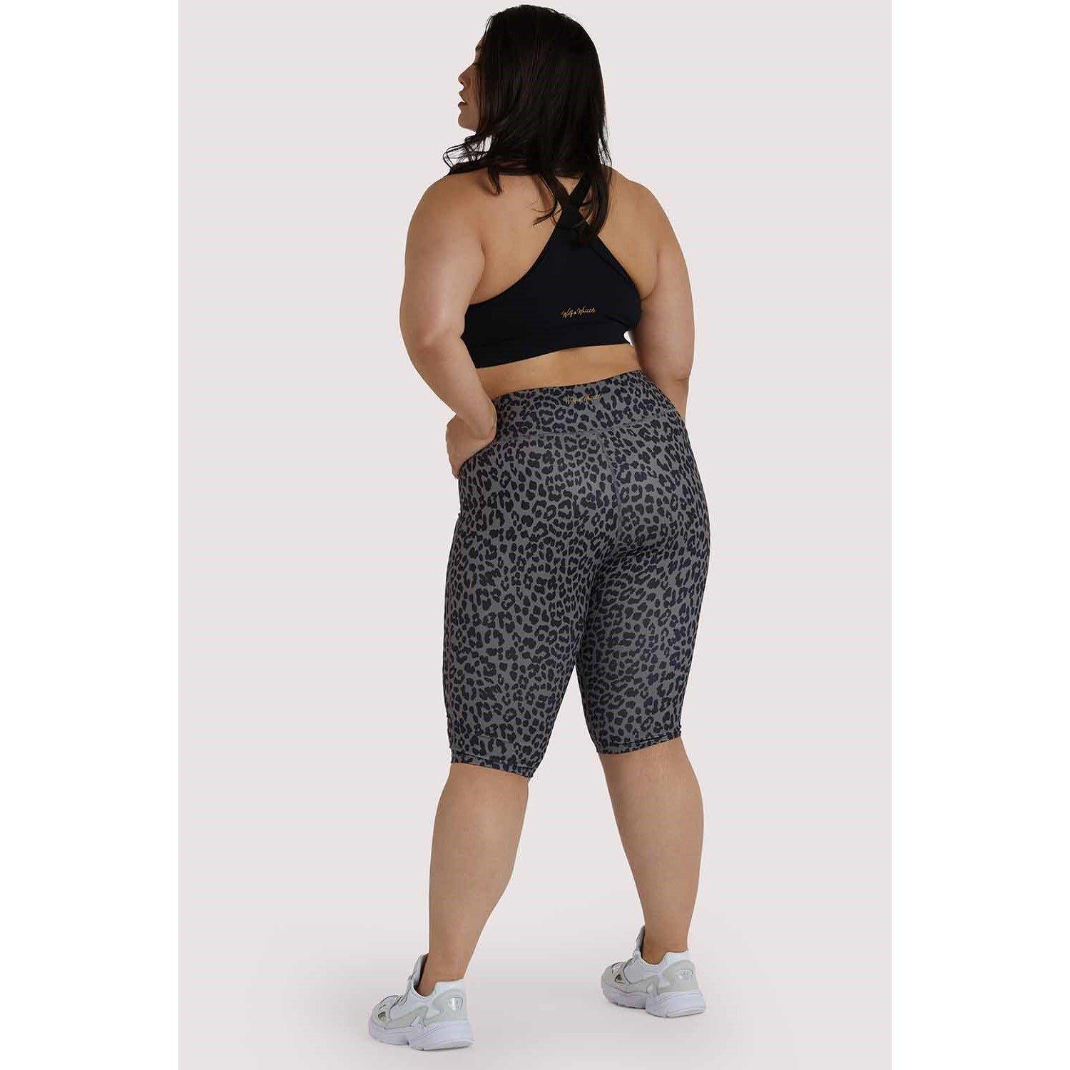 Olive - Wolf and Whistle - Eco Dusty Olive Leopard Curve Shorts - 2