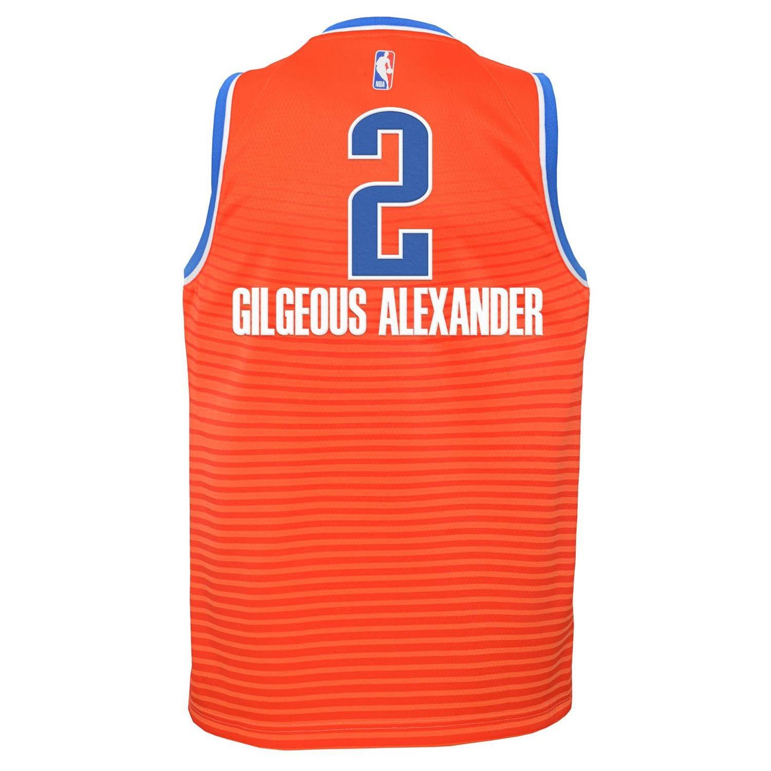 Orange - Nike - Oklahoma Gilgeous-Alexander #2 Jersey - 2
