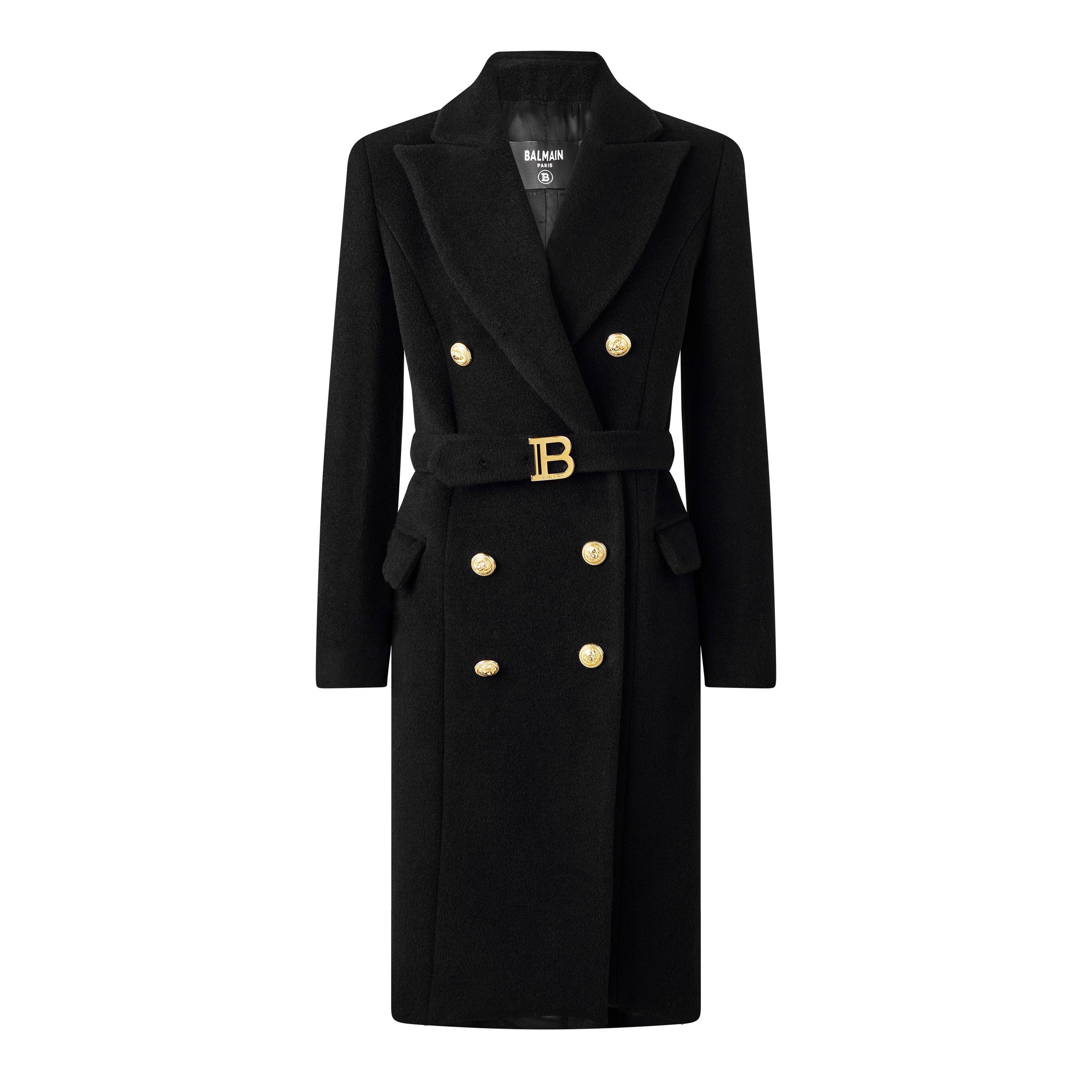 black - Balmain - Kids' Logo Quilted Jacket - 1