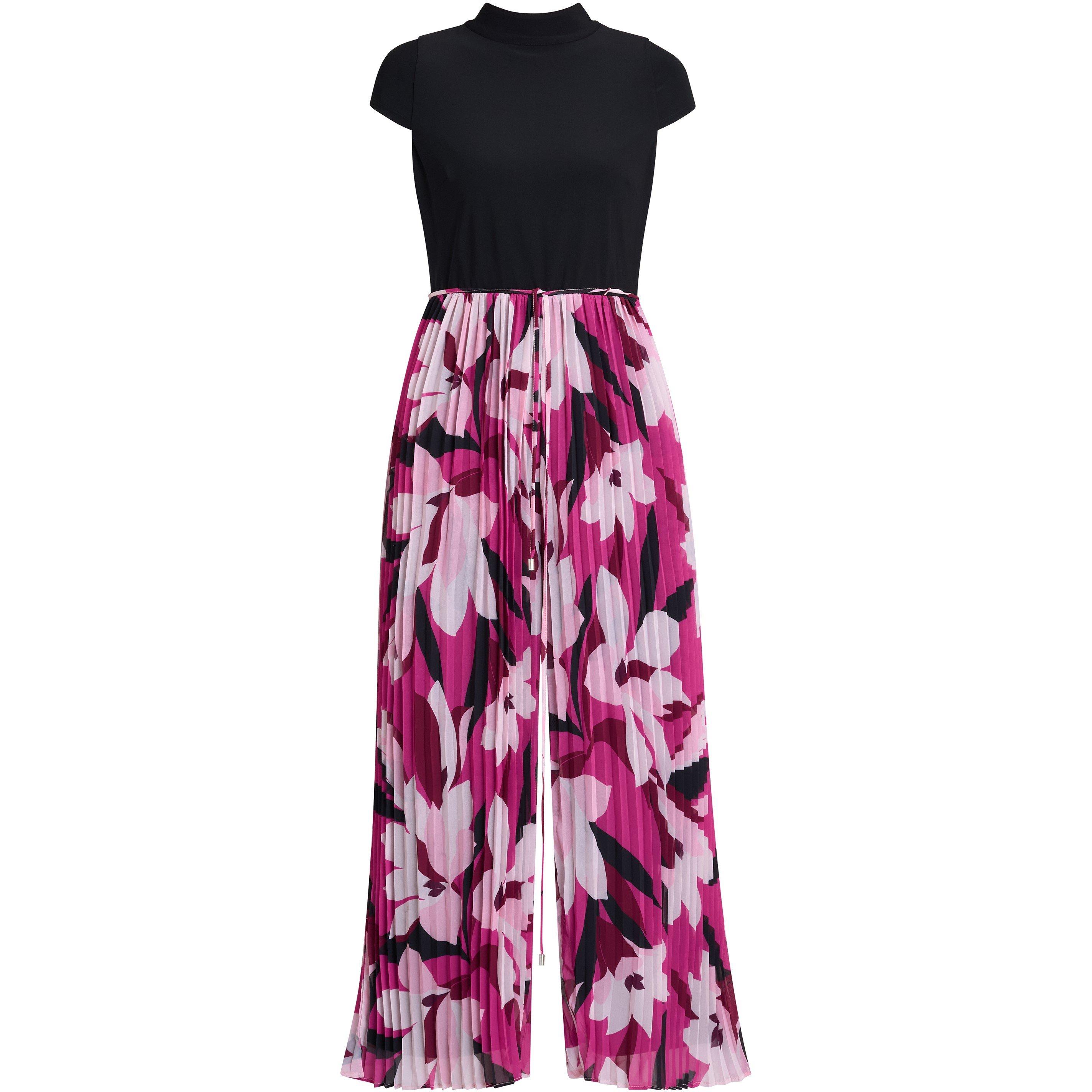 Black Fuschia - Gina Bacconi - DOLORES  Jumpsuit With Printed Trousers - 4