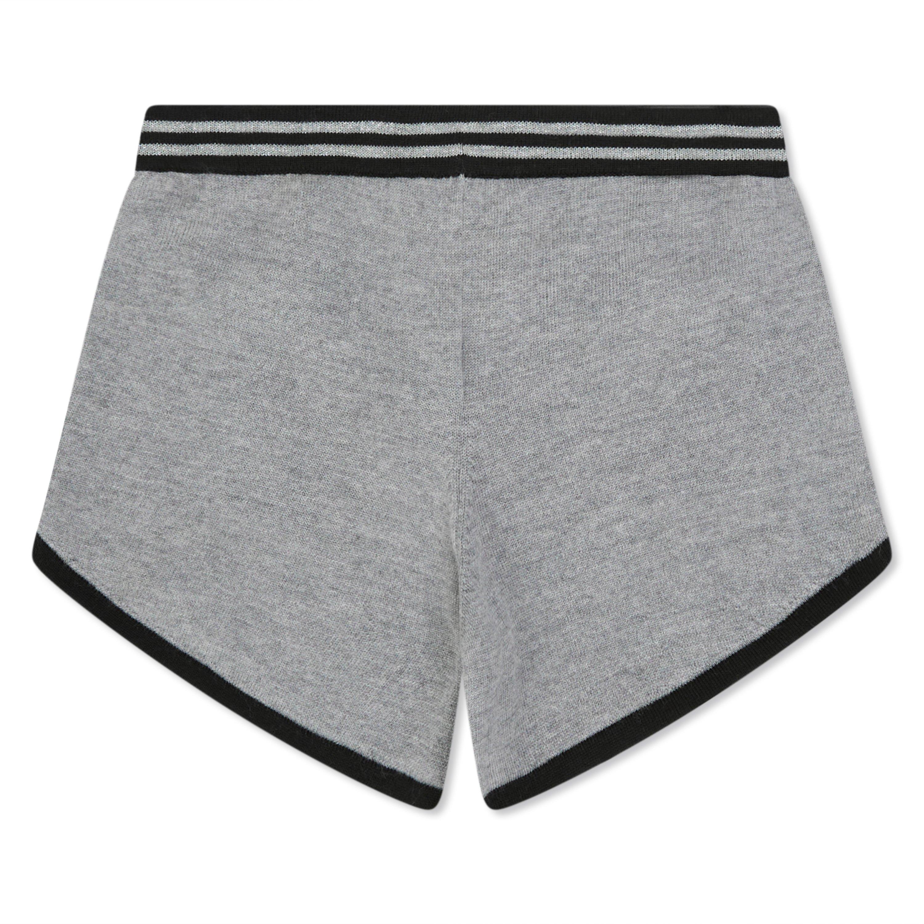 Grey - Balmain - Kids' Logo Print Knitted Trousers - 2