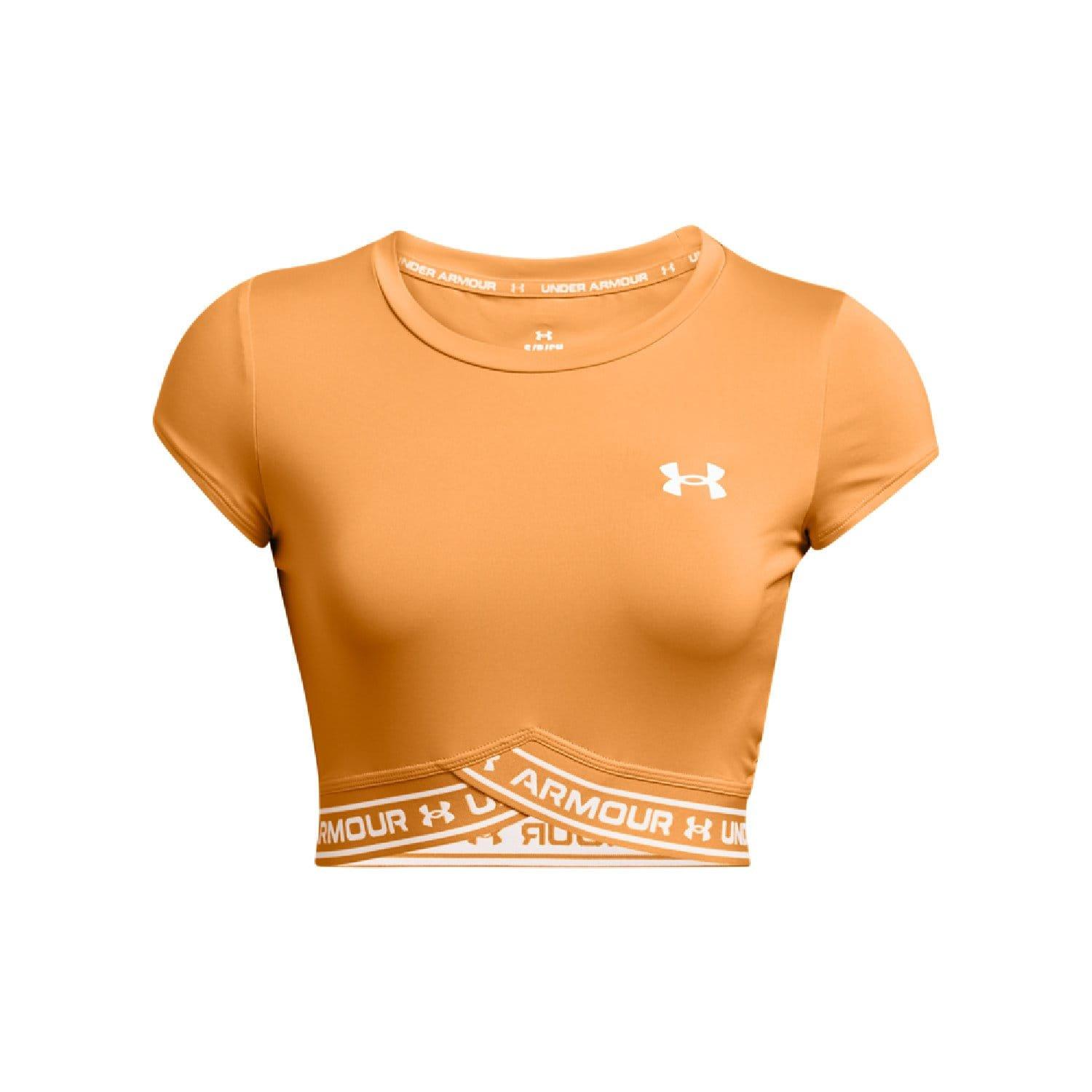 Orange - Under Armour - Cross Crop Top - 3