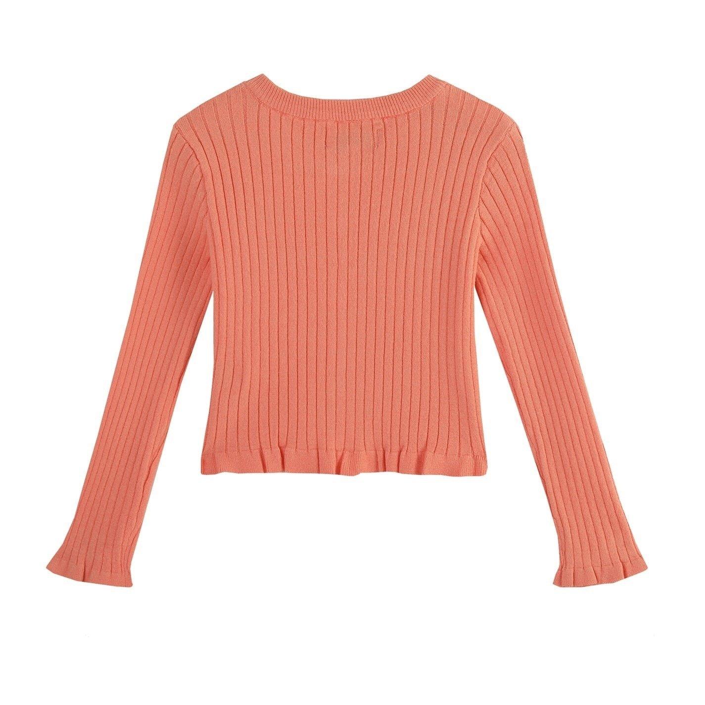 CORAL - Be You - Studio Ribbed Coral Cardigan - 2