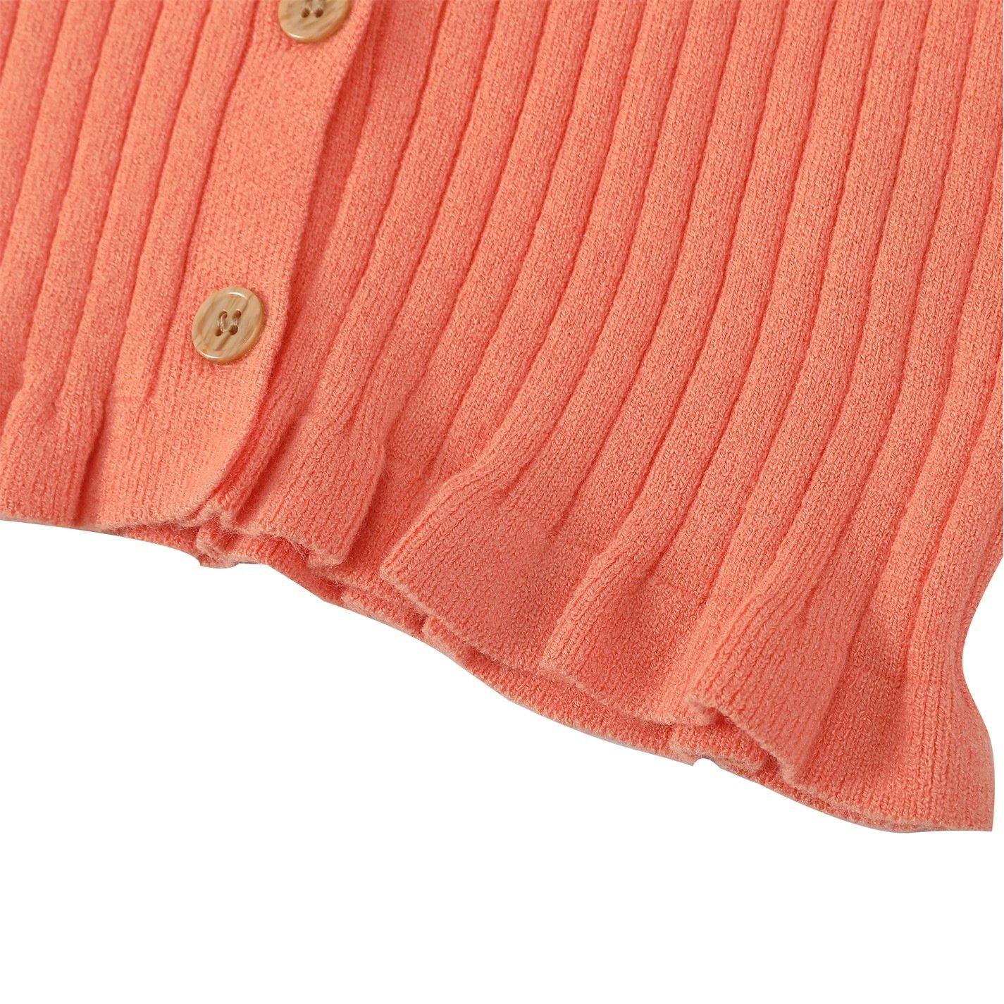 CORAL - Be You - Studio Ribbed Coral Cardigan - 3