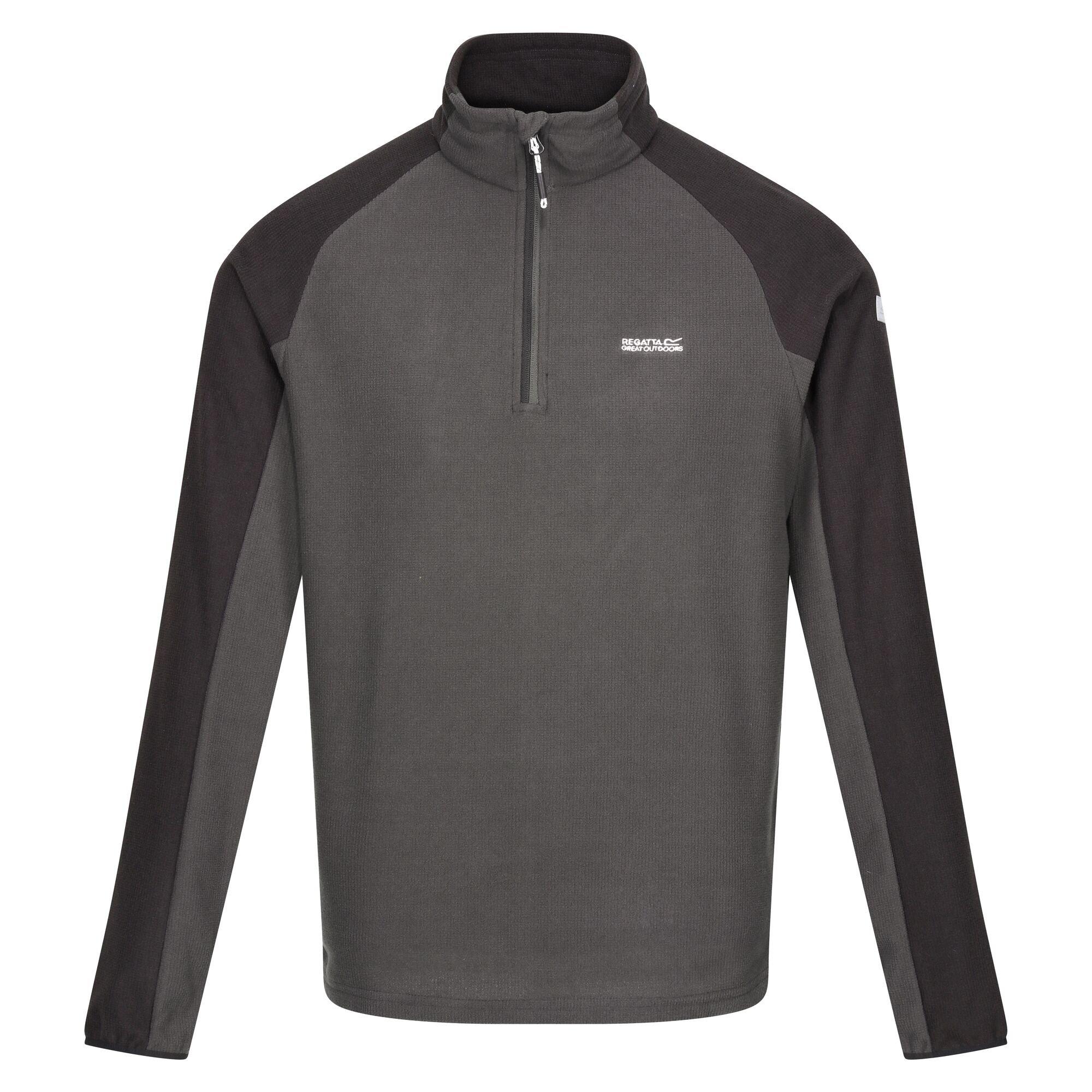 Ash/Black - Regatta - Elson II Half Zip Fleece - 5